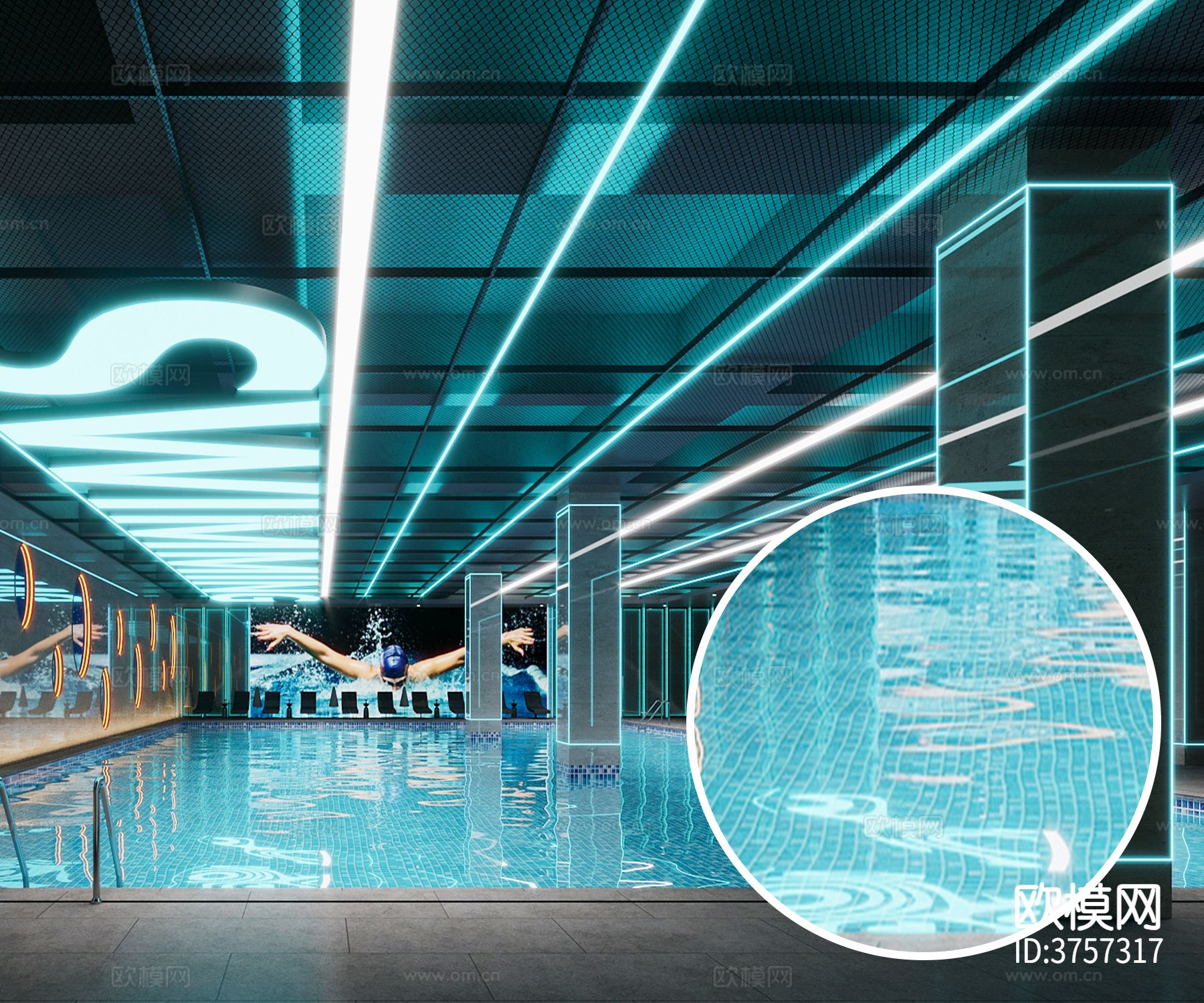 泳池水材质下载