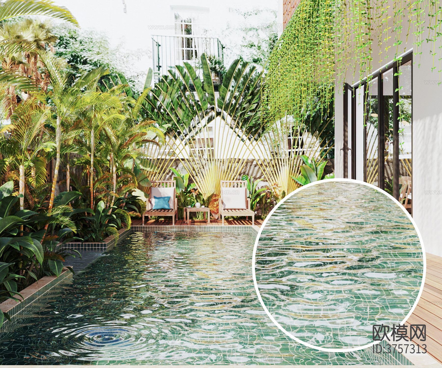 泳池水材质下载