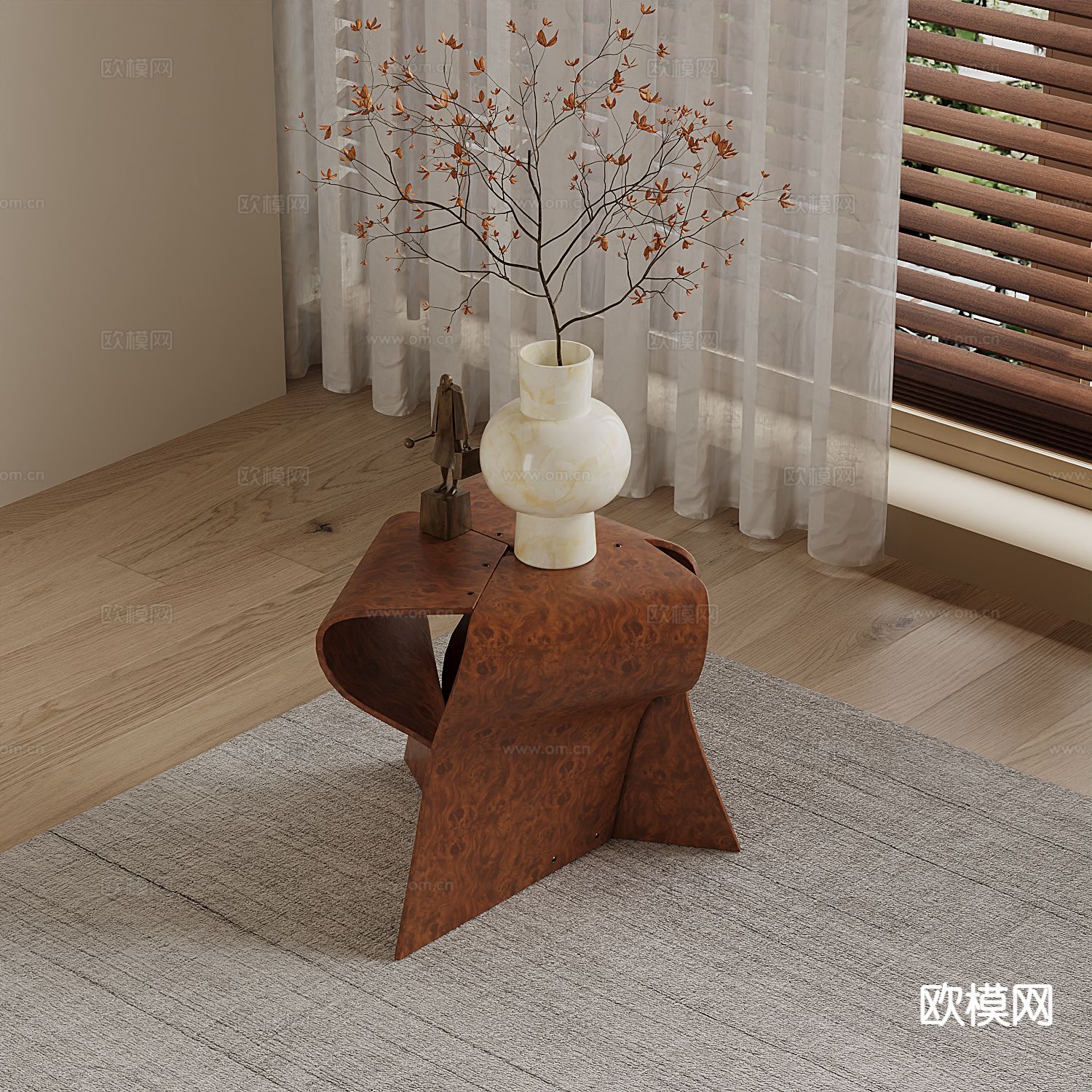 TENDO 边几 角几 桌几3d模型下载