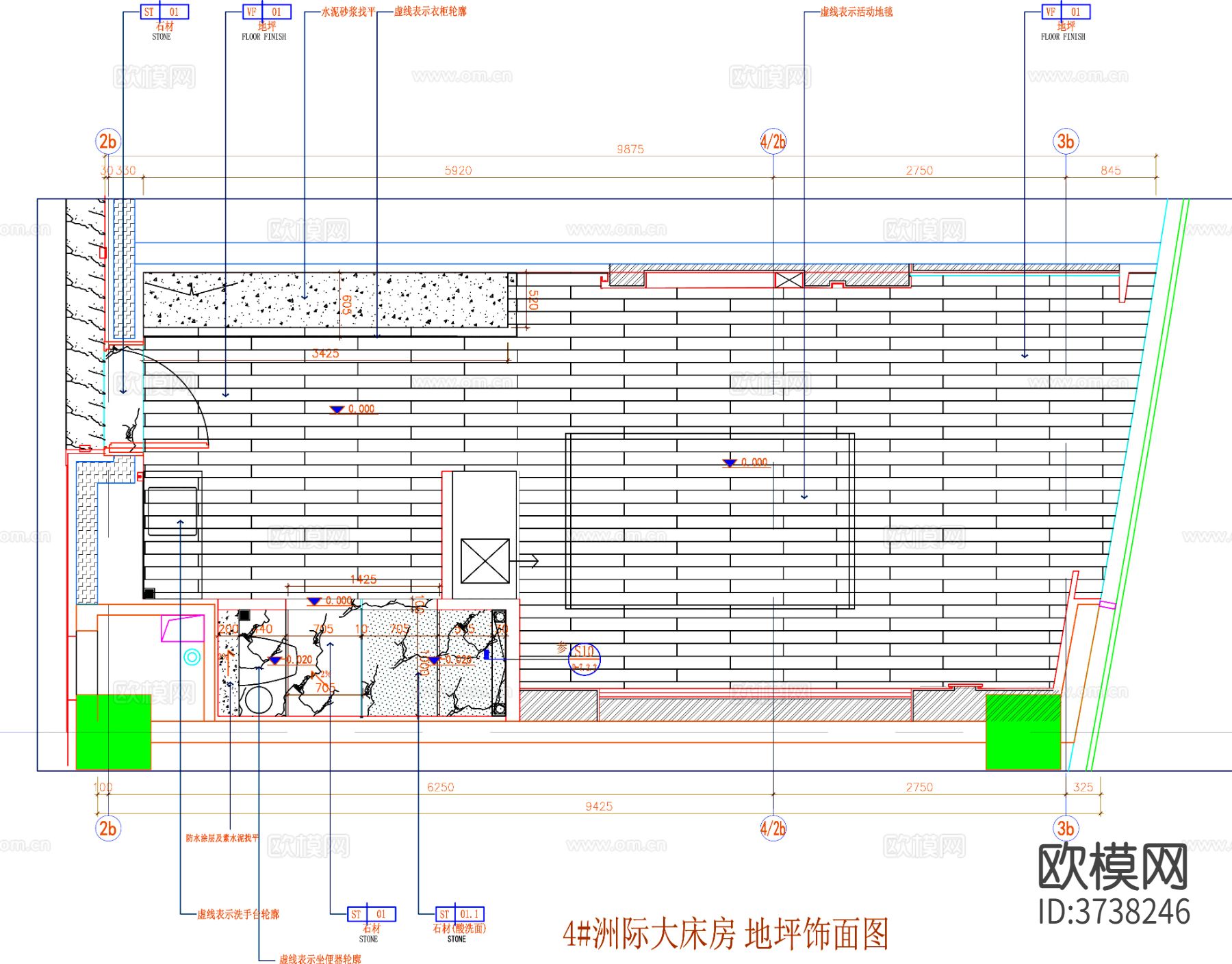 酒店客房 酒店房间 客房平面图 房间平面布局 客房平面布置cad施工图