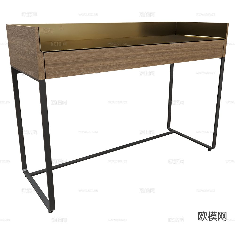 Punt 意式极简书桌 工作台3d模型下载（渲染图2）