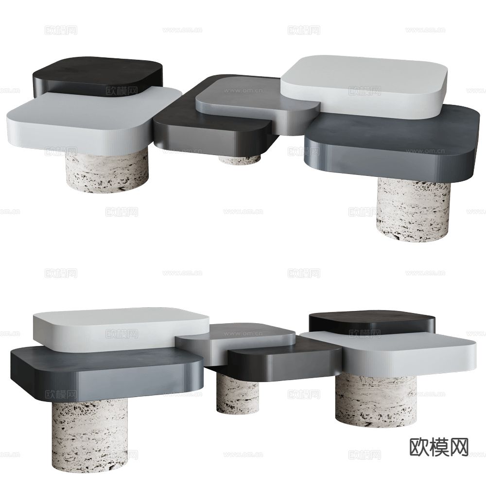 Modenature 意式极简茶几3d模型下载