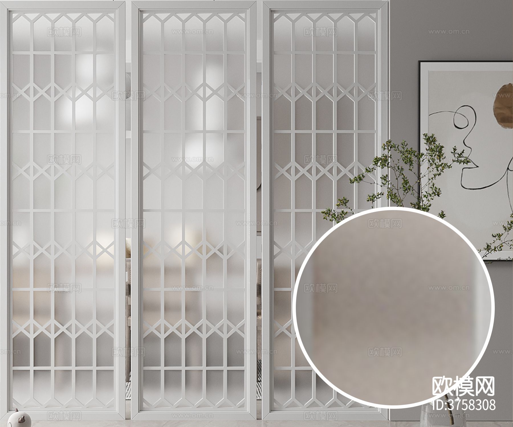 玻璃隔断 磨砂玻璃材质下载