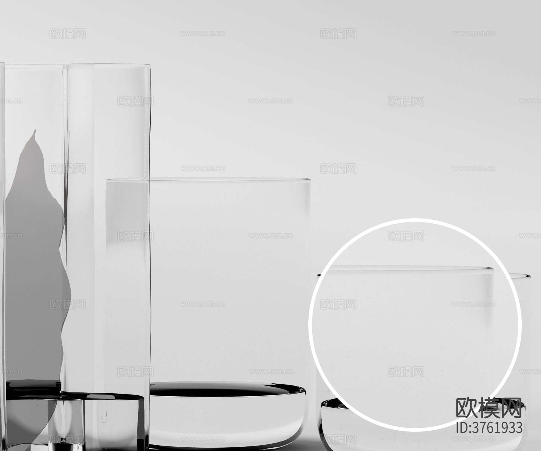 水杯 普通玻璃材质下载