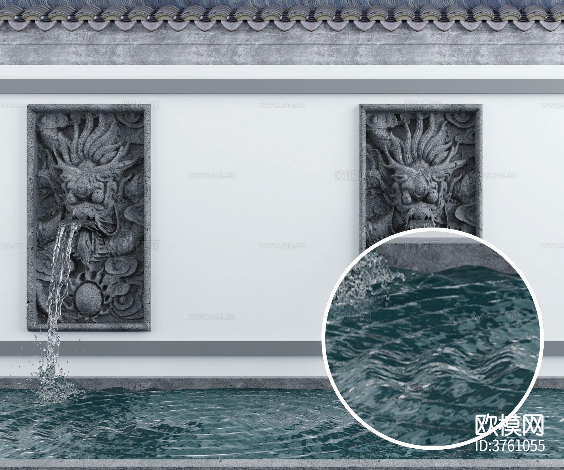 水池 自然水材质下载