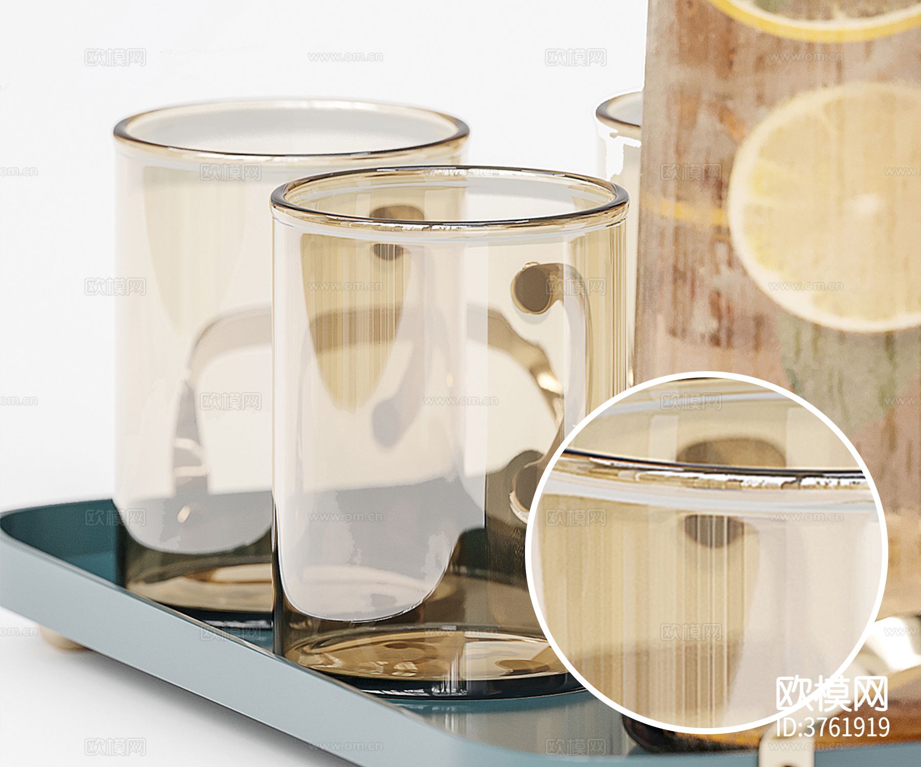 水杯 普通玻璃材质下载