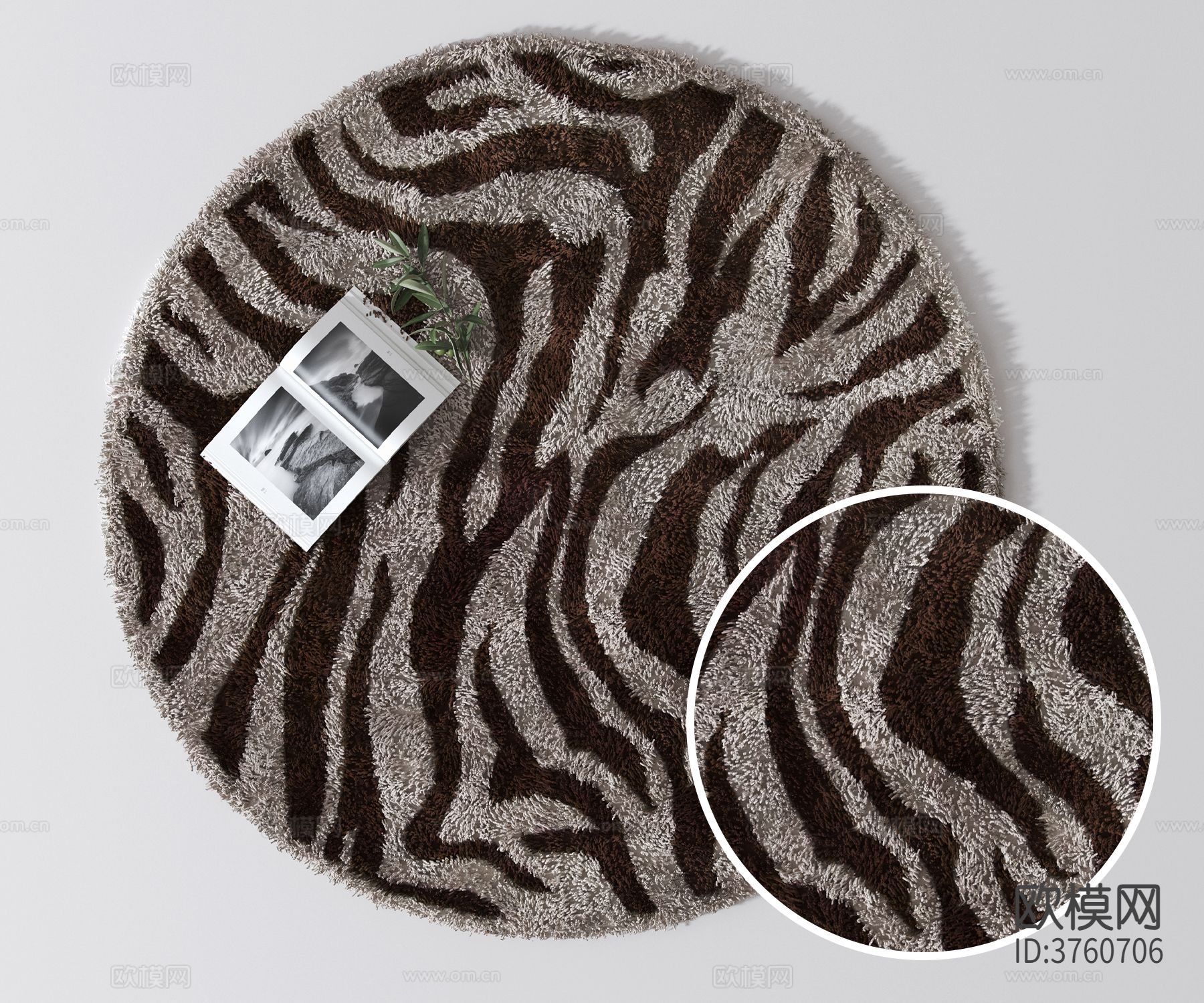 圆形地毯材质下载