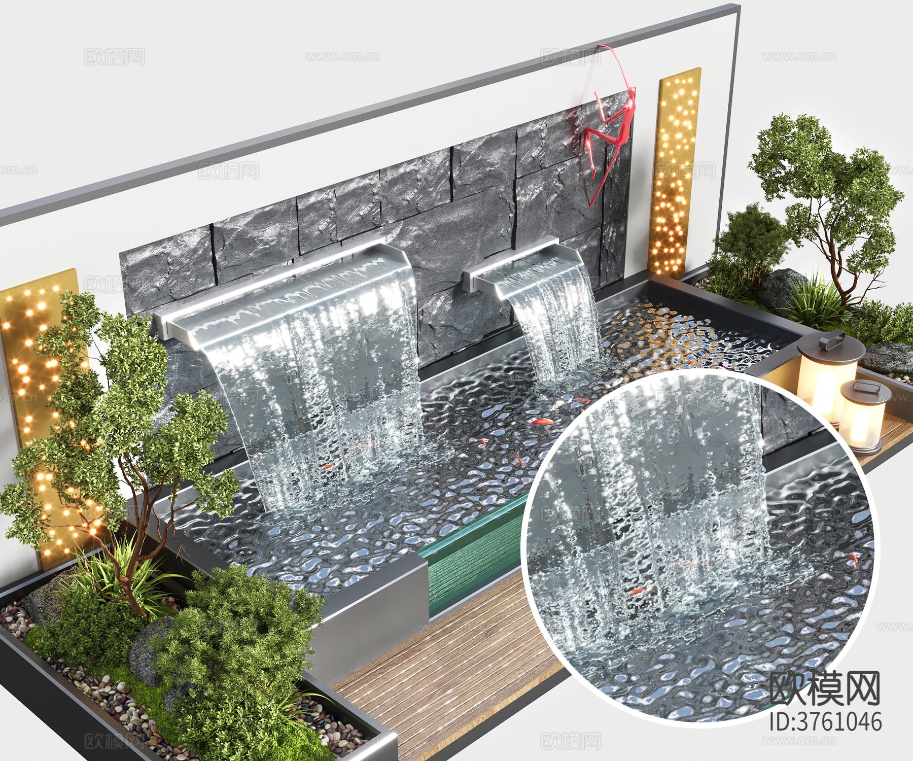 水池 自然水材质下载