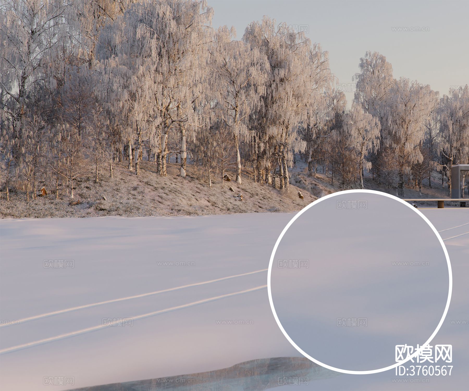 雪景 雪地材质下载