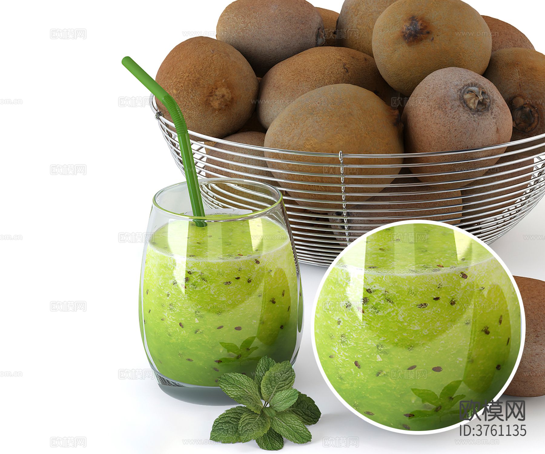 猕猴桃 饮料材质下载
