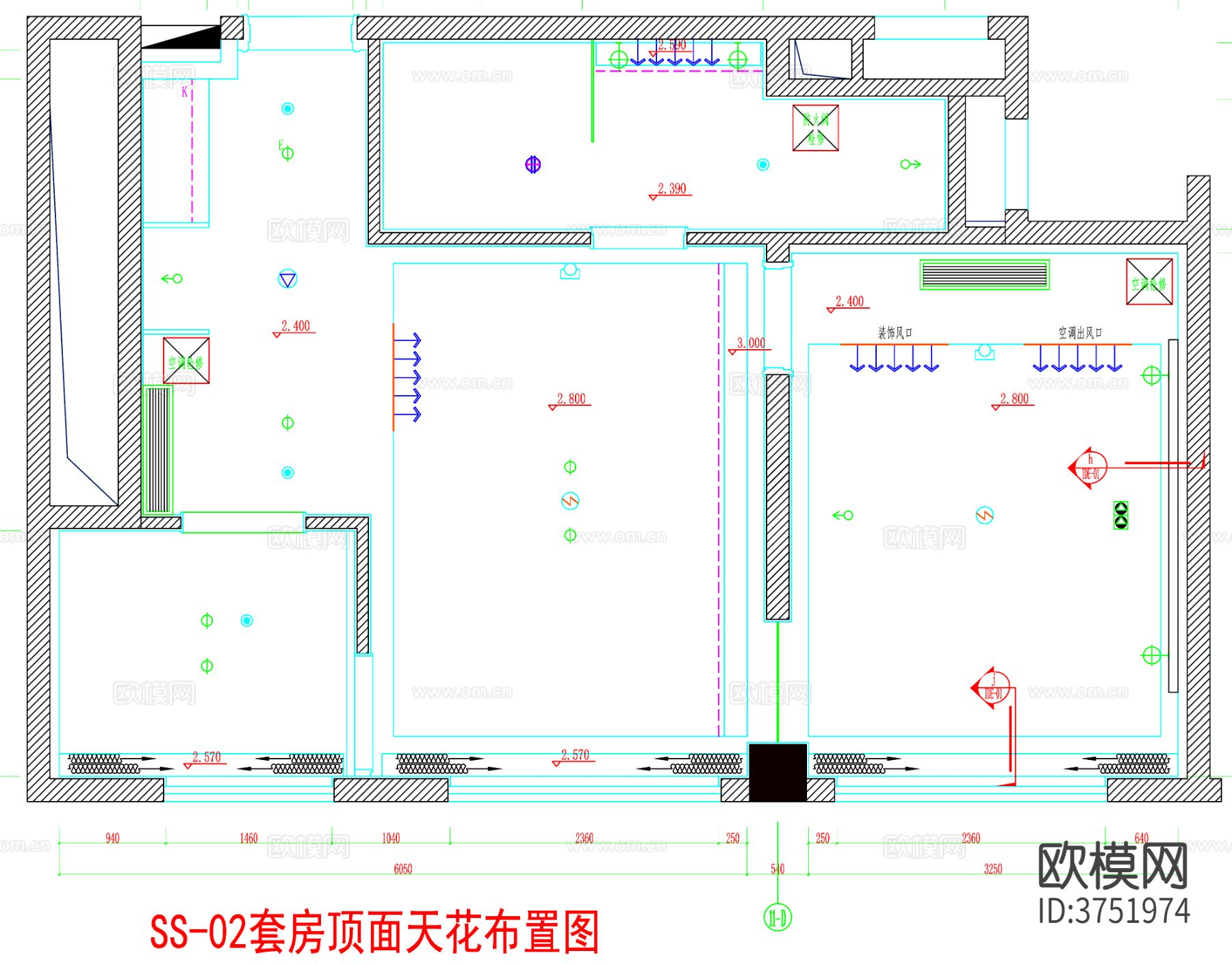 酒店客房 酒店房间 客房平面图 房间平面布局 客房cad平面图