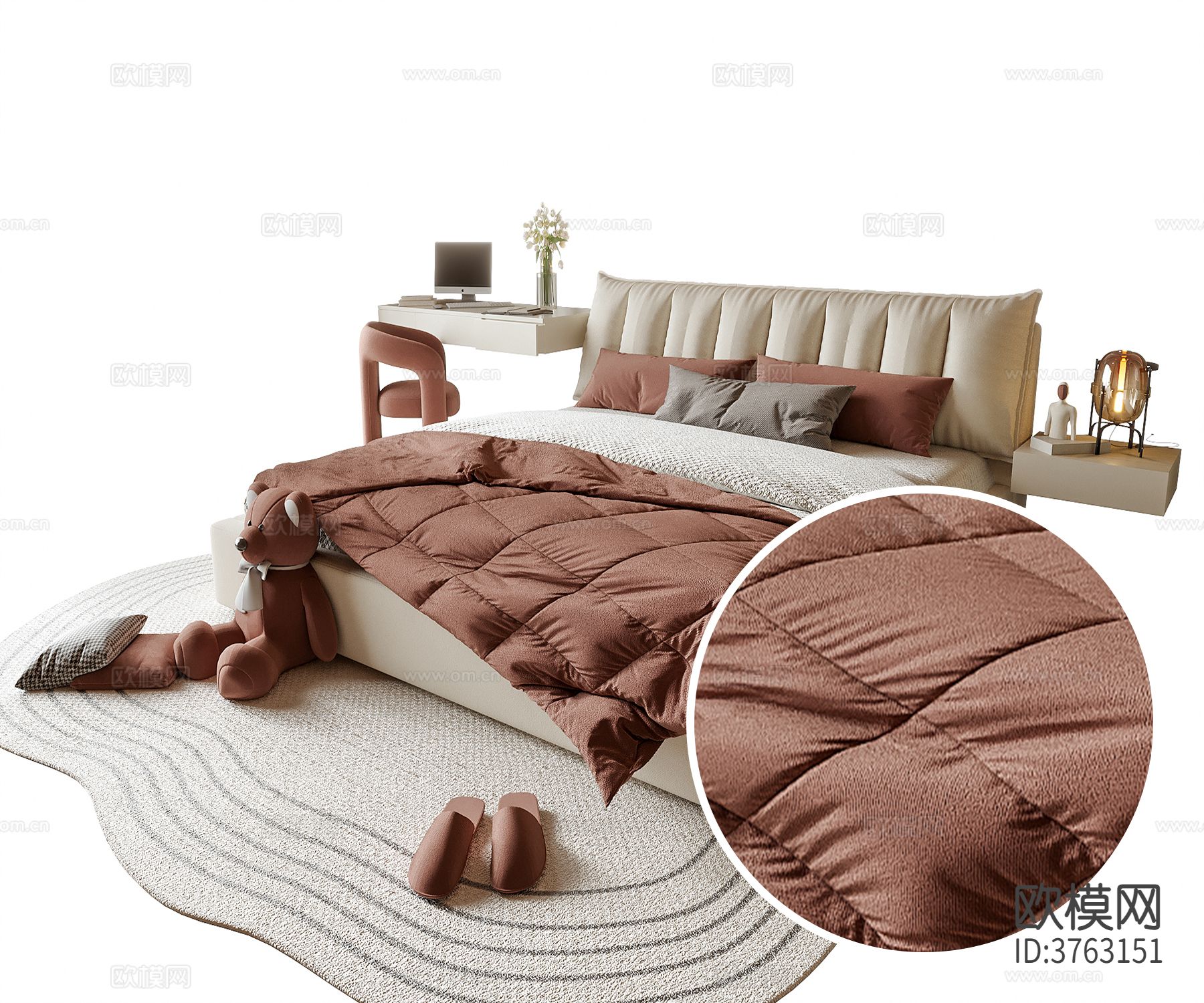 床 棉布材质下载