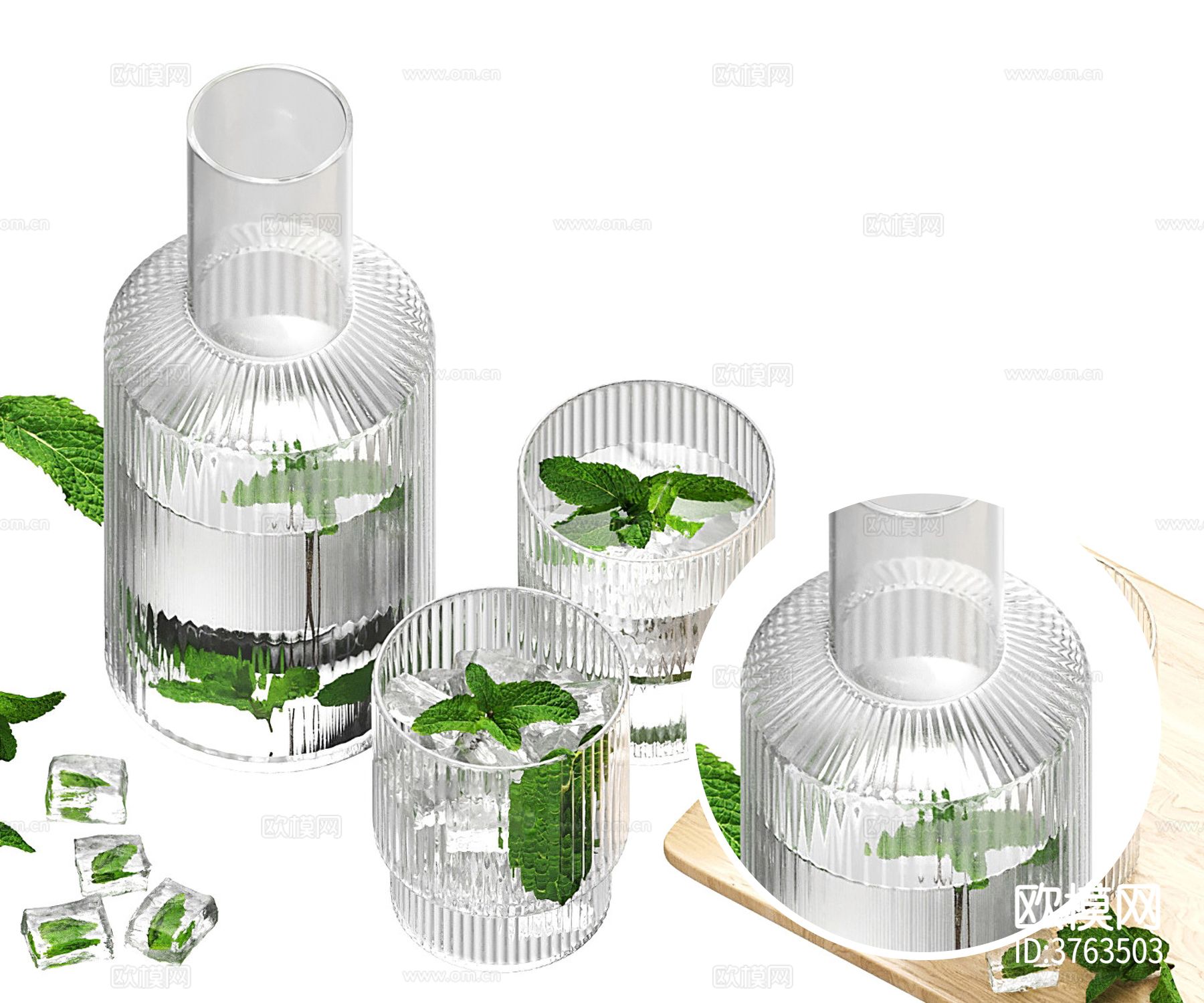 水杯 普通玻璃材质下载