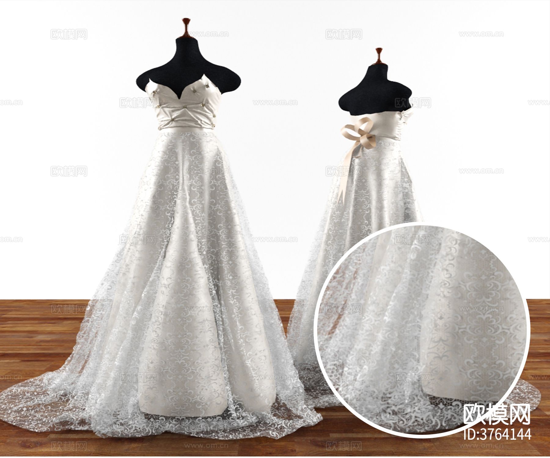 婚纱 蕾丝材质下载