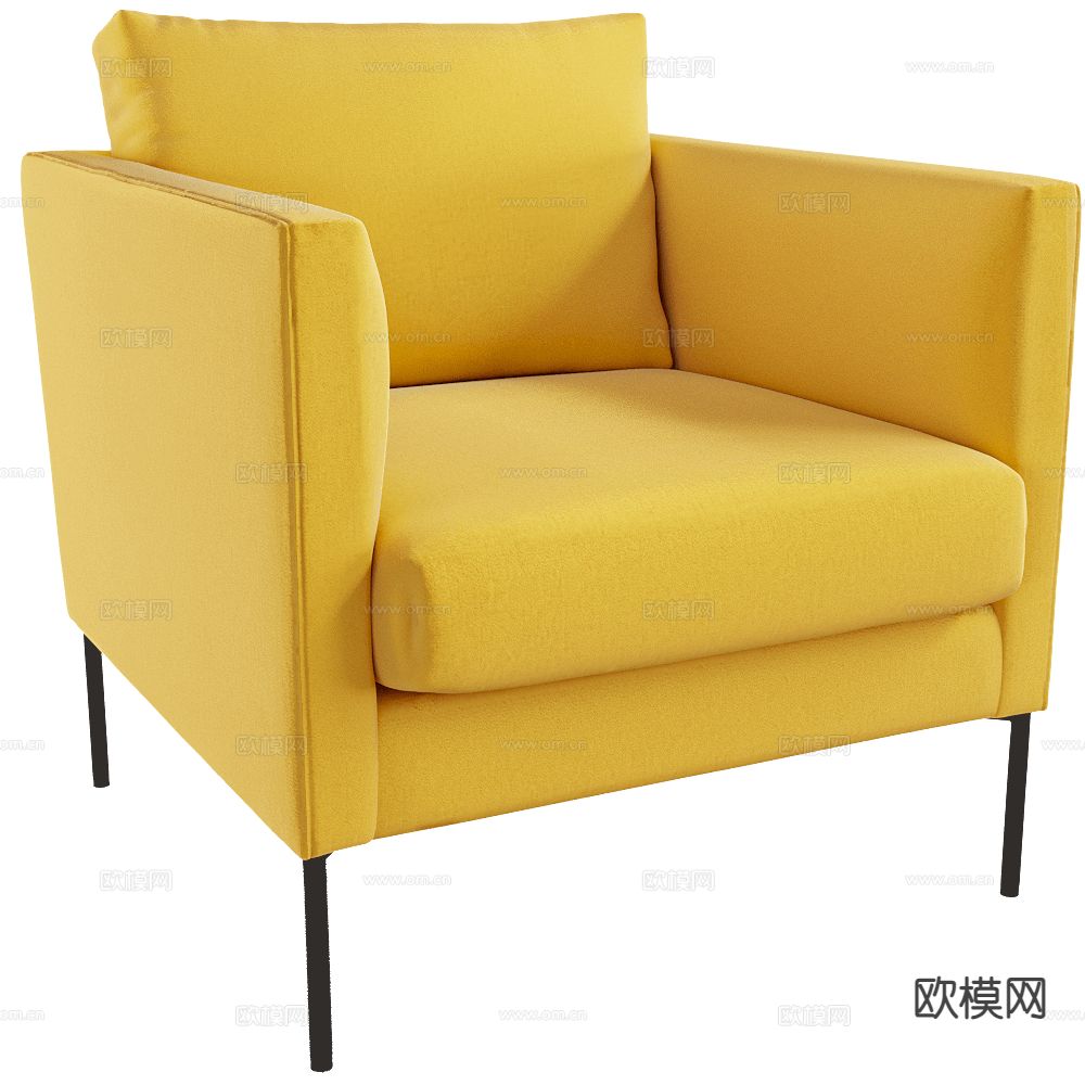 OPTISOFA 单人沙发3d模型