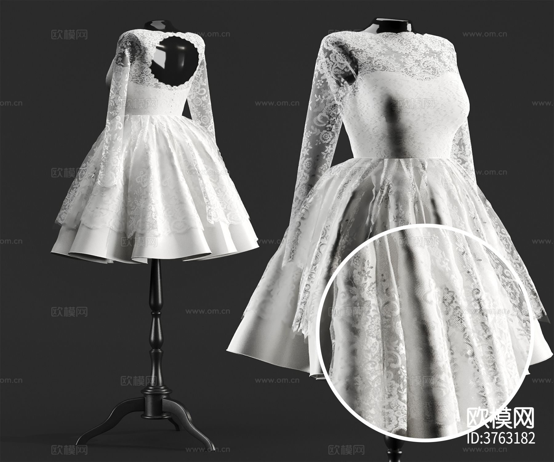 婚纱 蕾丝材质下载