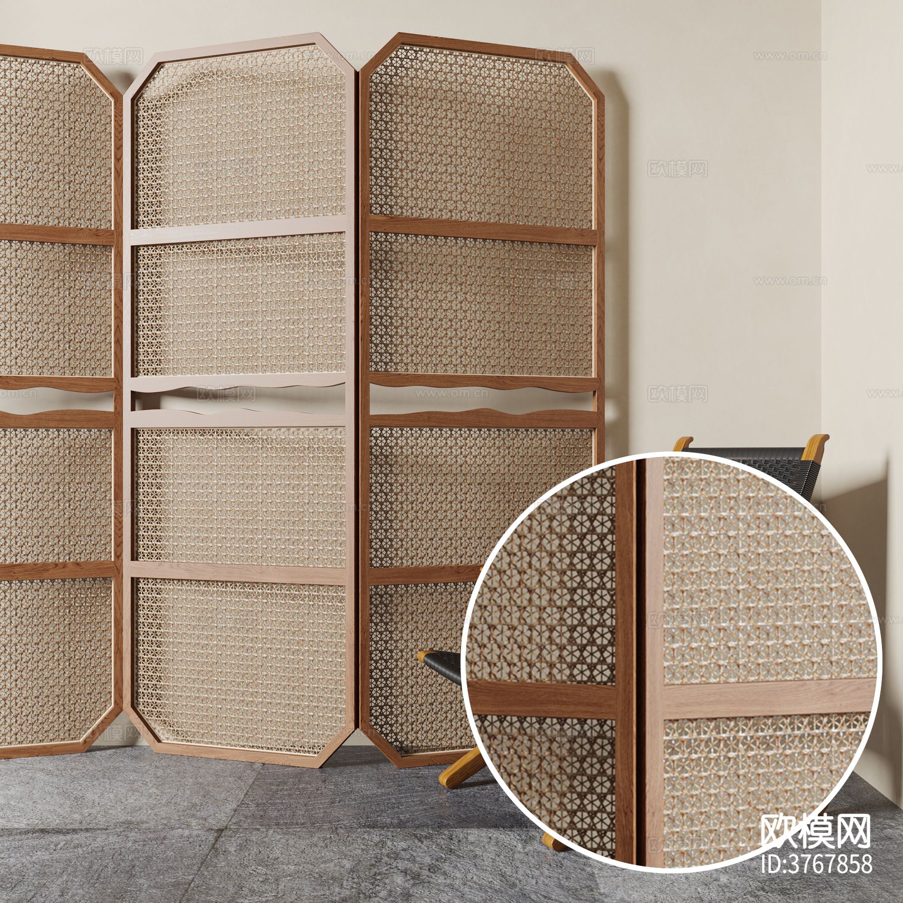 屏风 编织品材质下载