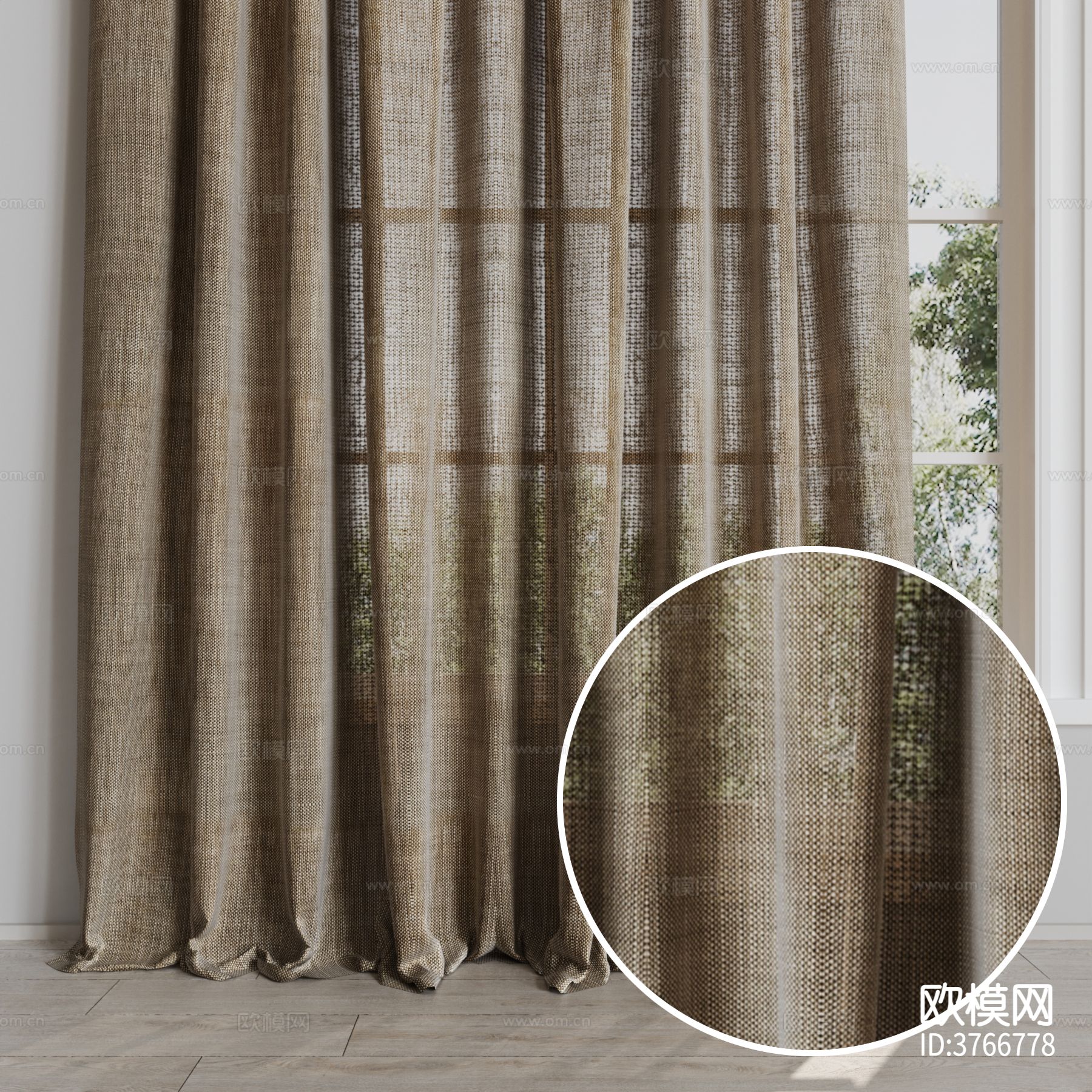 窗帘 纱帘材质下载