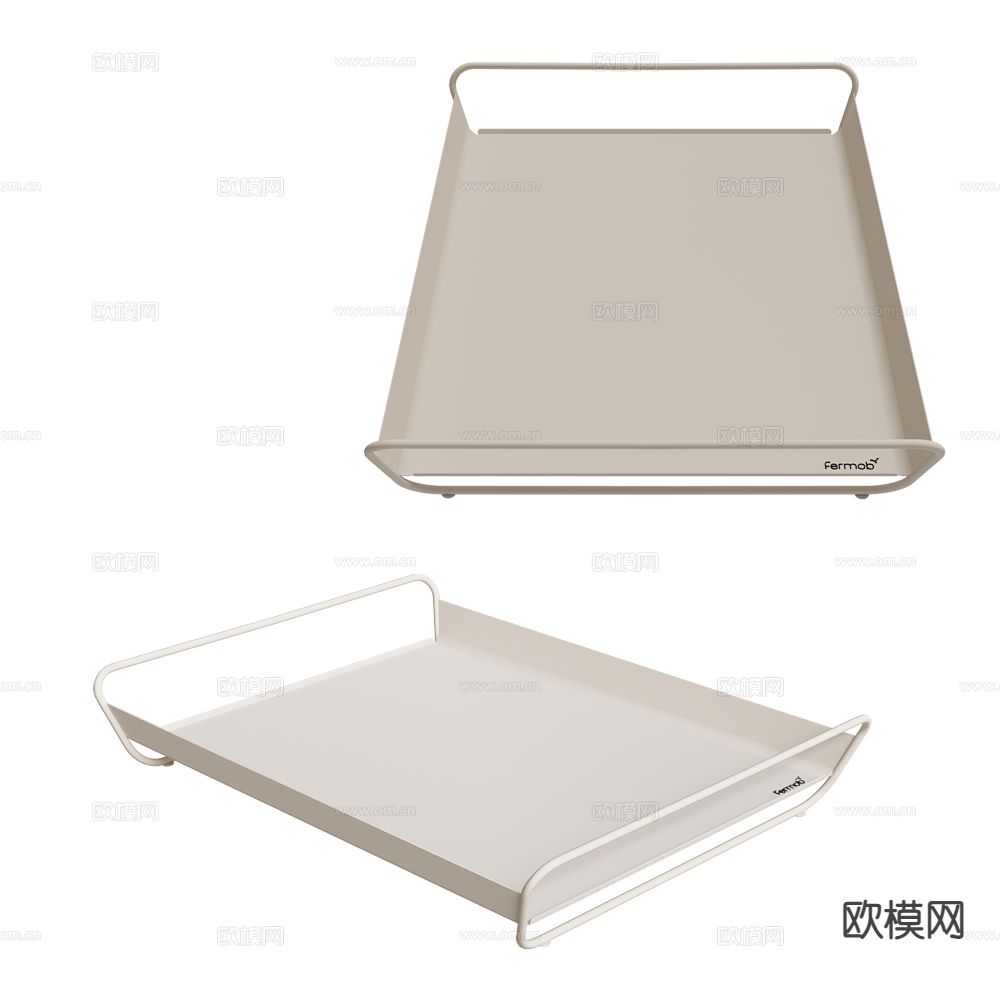 Fermob 托盘 装饰品 摆饰3d模型