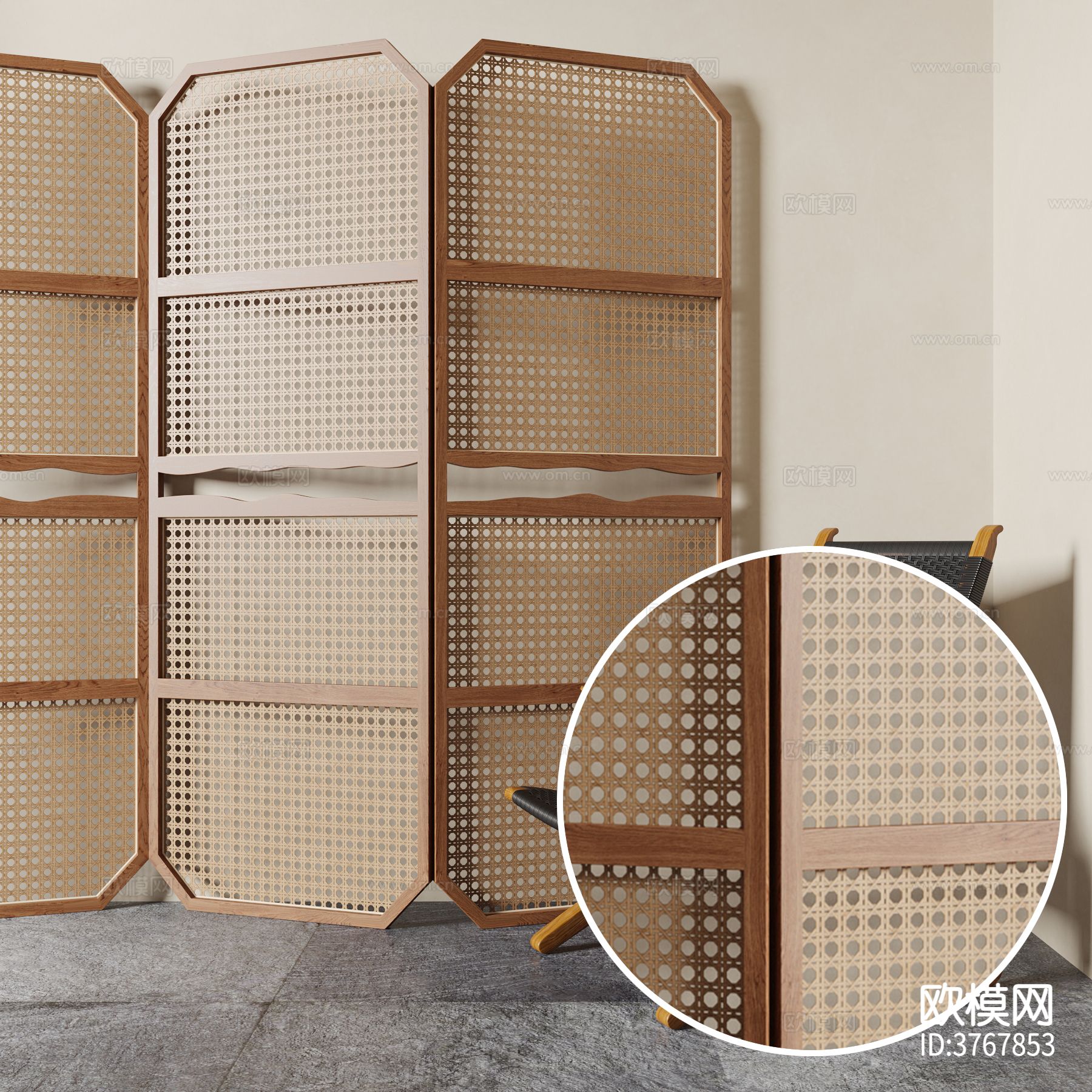 屏风 编织品材质下载