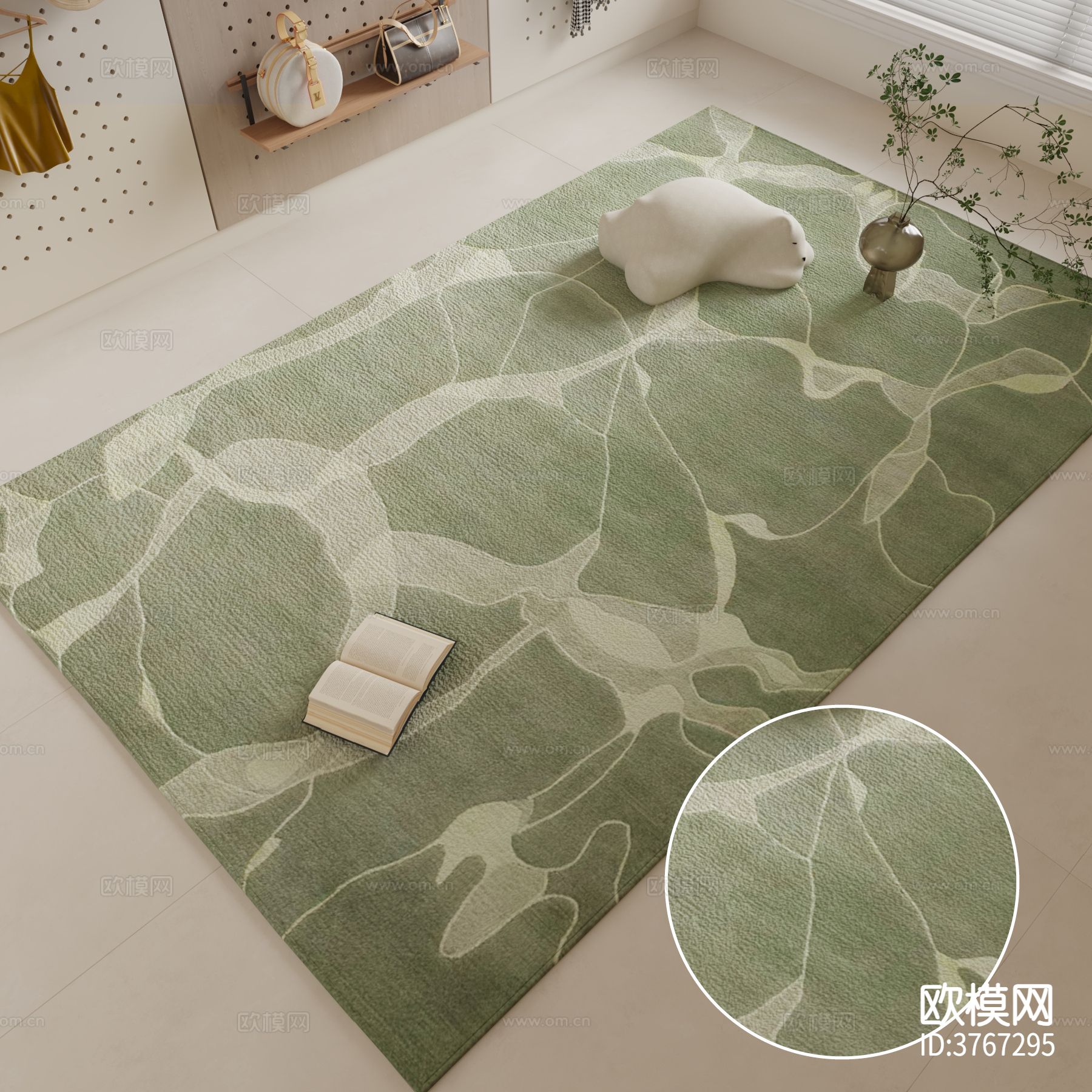 方形地毯材质下载