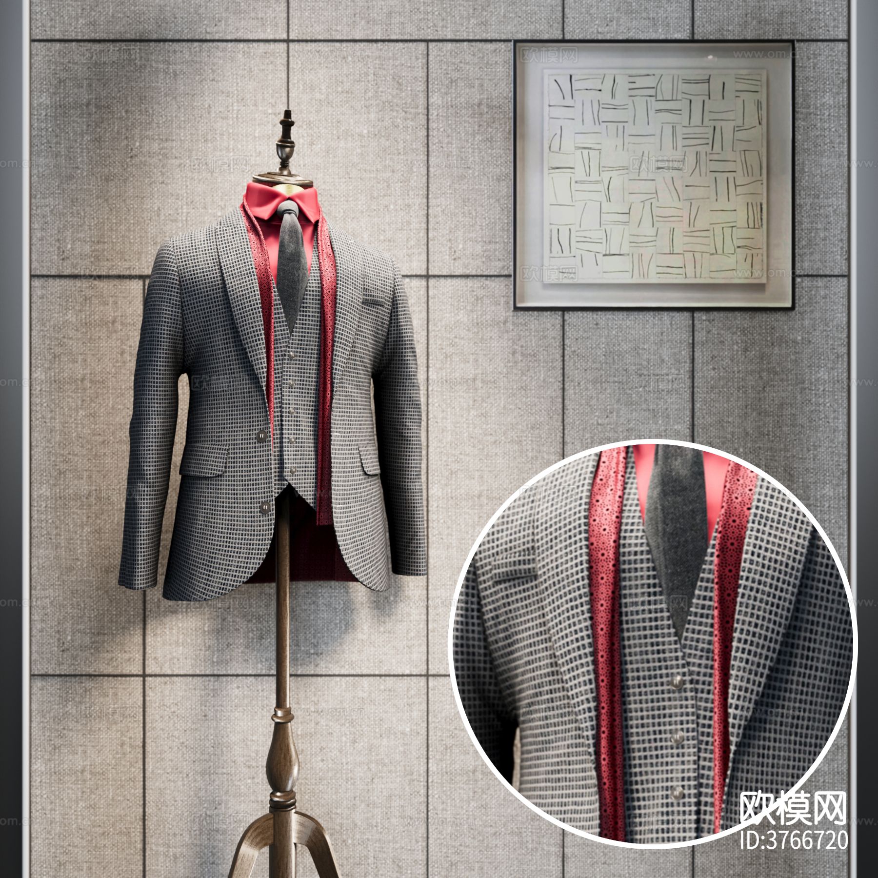 西装 棉布材质下载