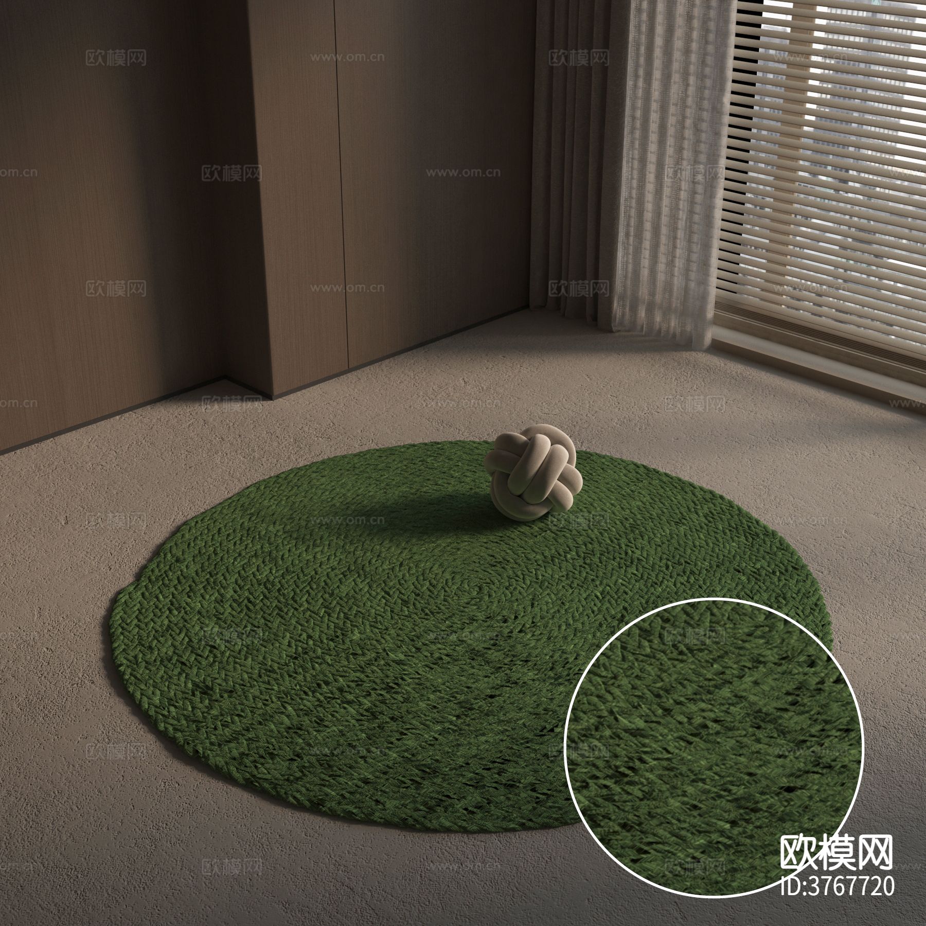 圆形地毯材质下载