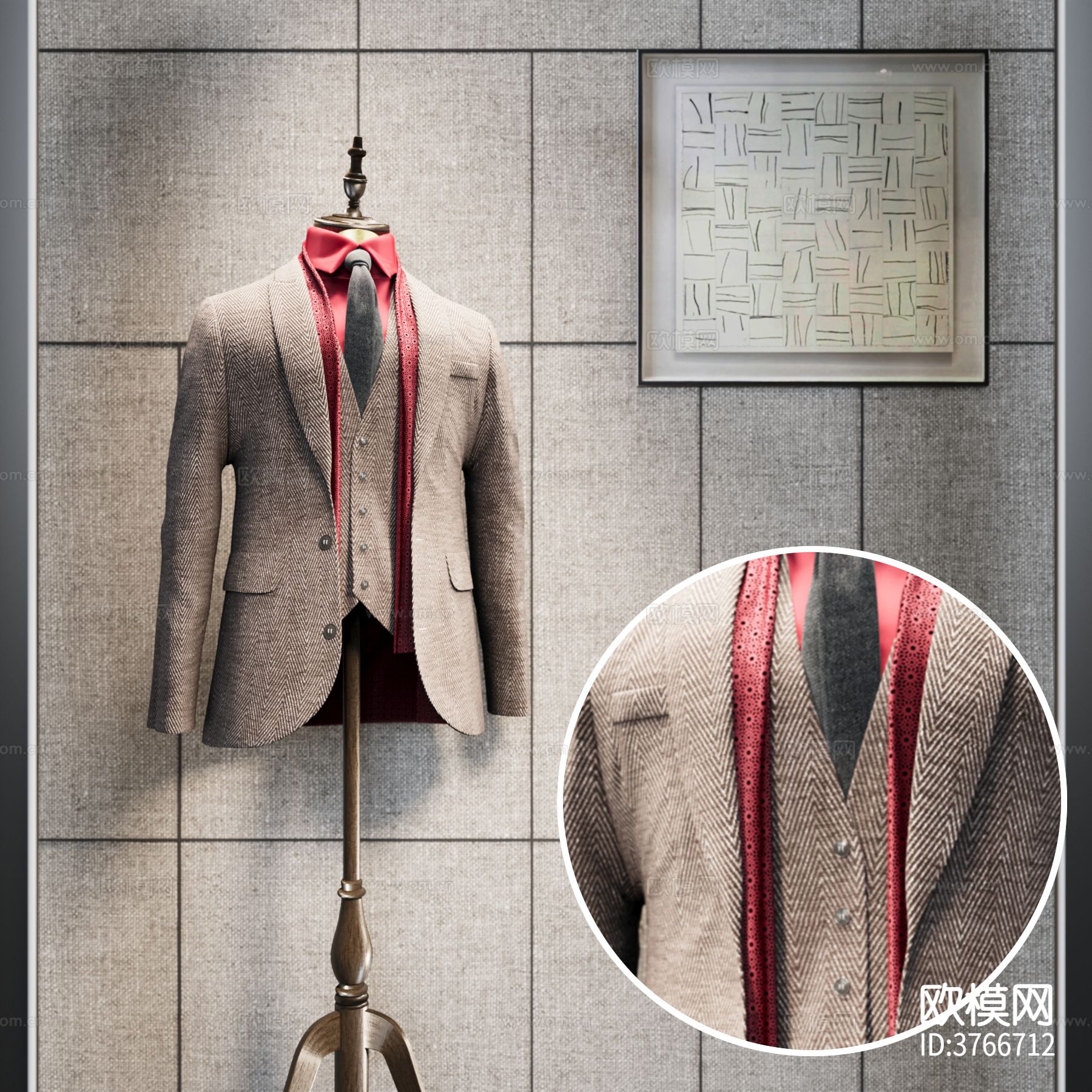 西装 棉布材质下载