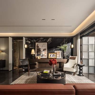 李益中|西安越秀铁建樽樾 样板间客厅