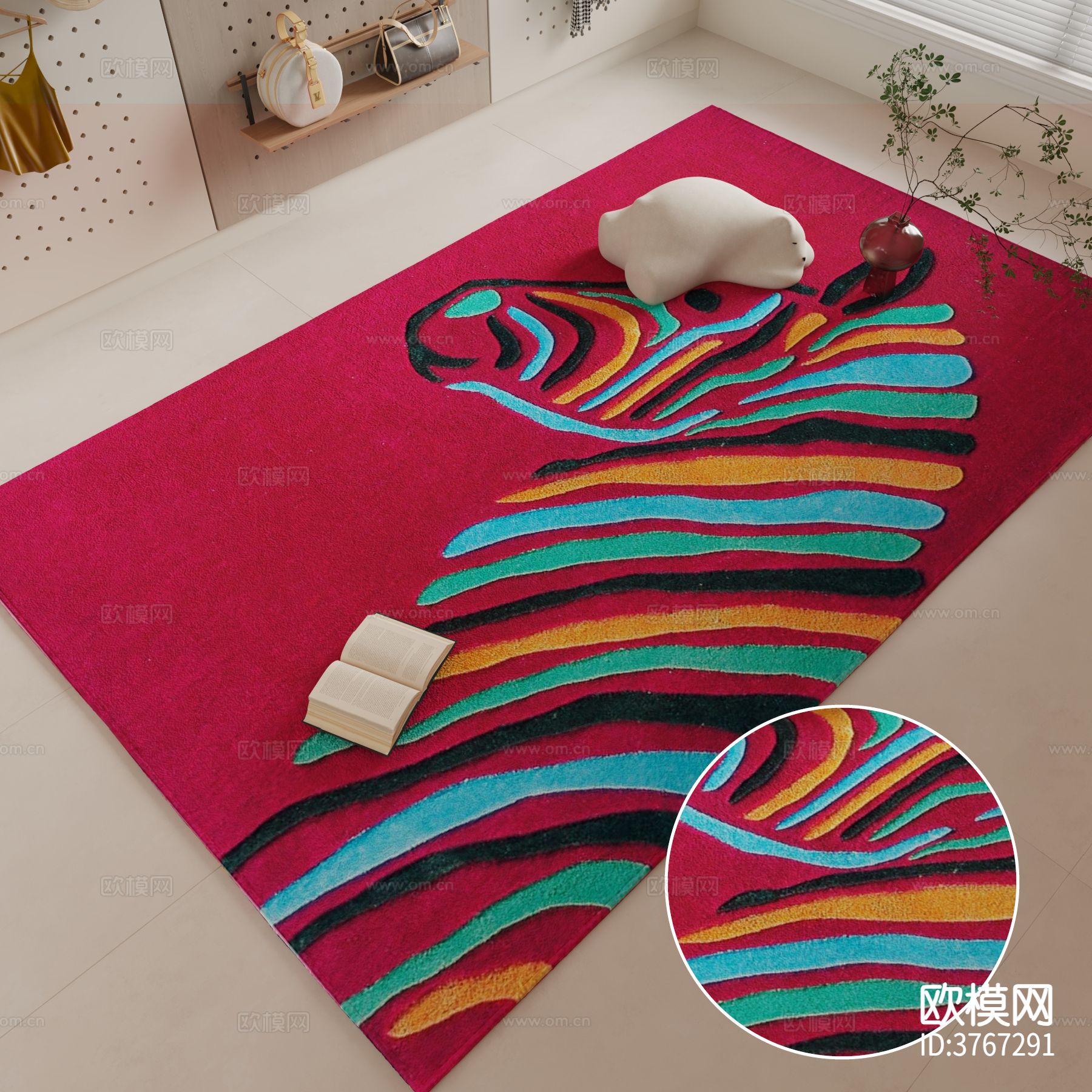 方形地毯材质下载