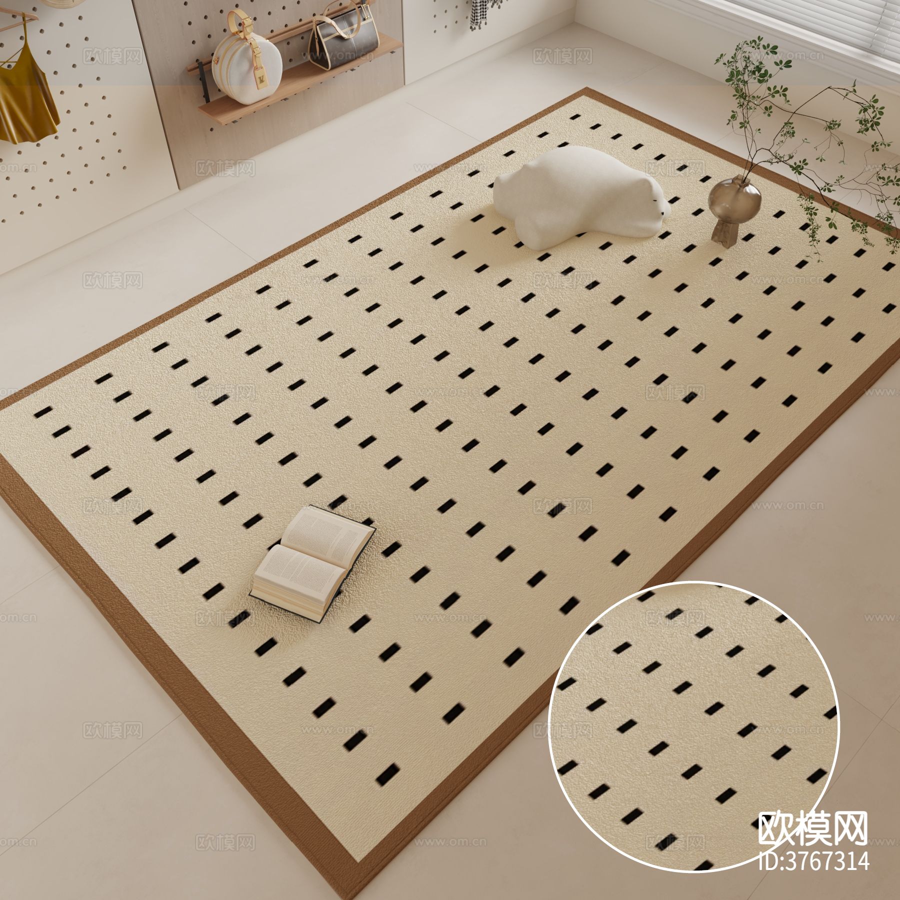 方形地毯材质下载