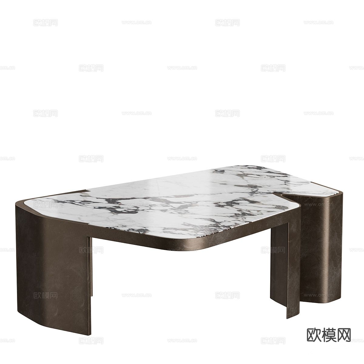 Minotti 意式轻奢茶几3d模型