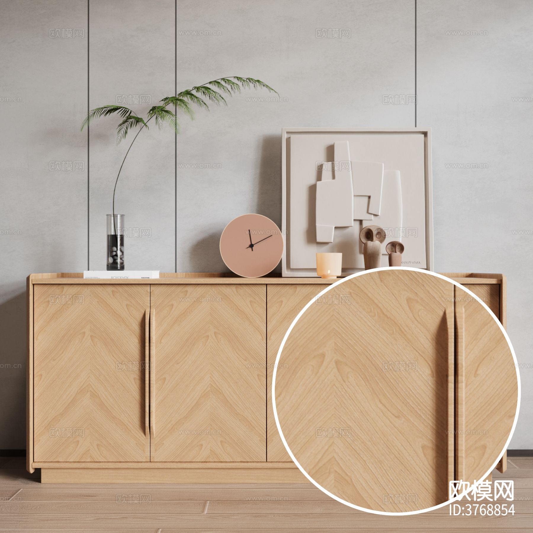 柜子 哑光木纹材质下载