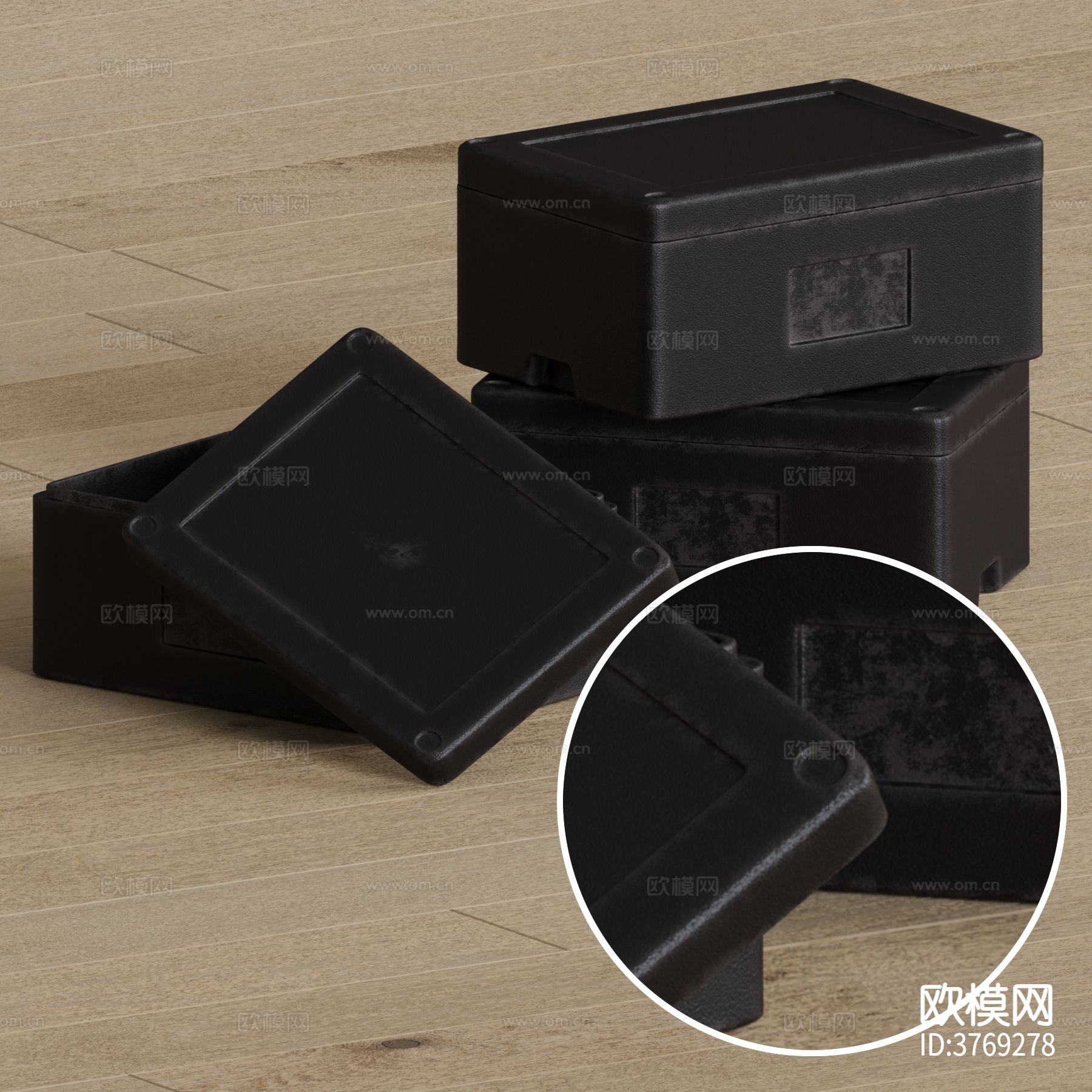 盒子 粗糙塑料材质下载