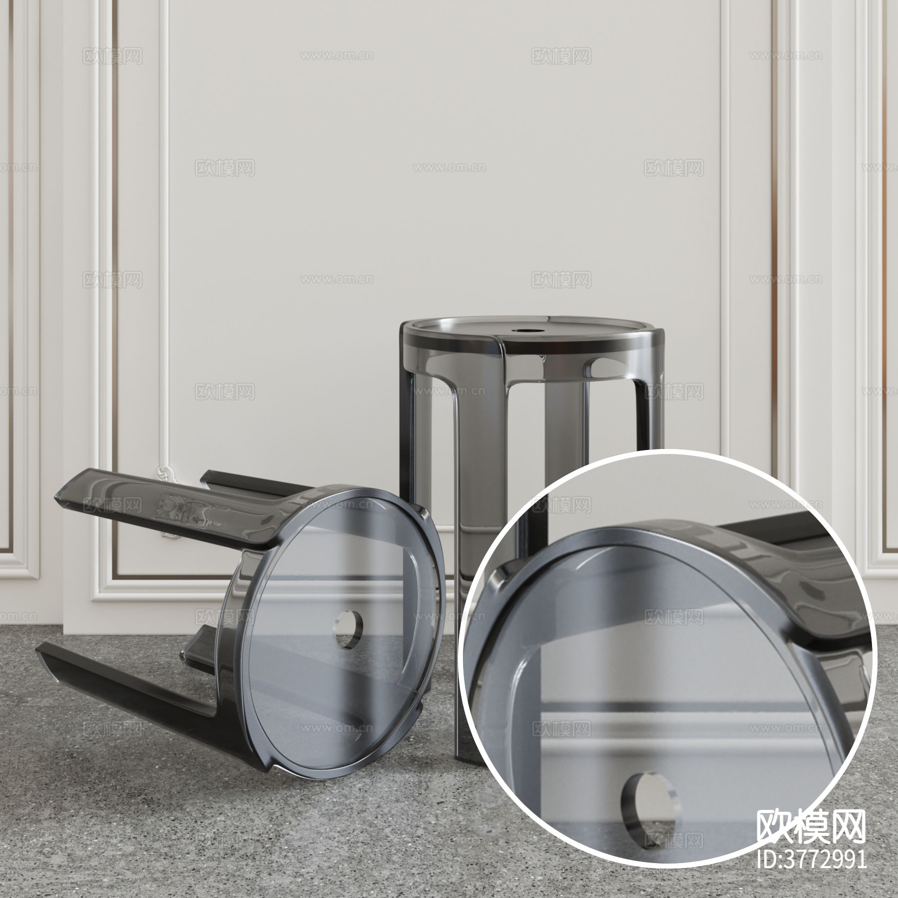 灰色透明 亚克力材质下载