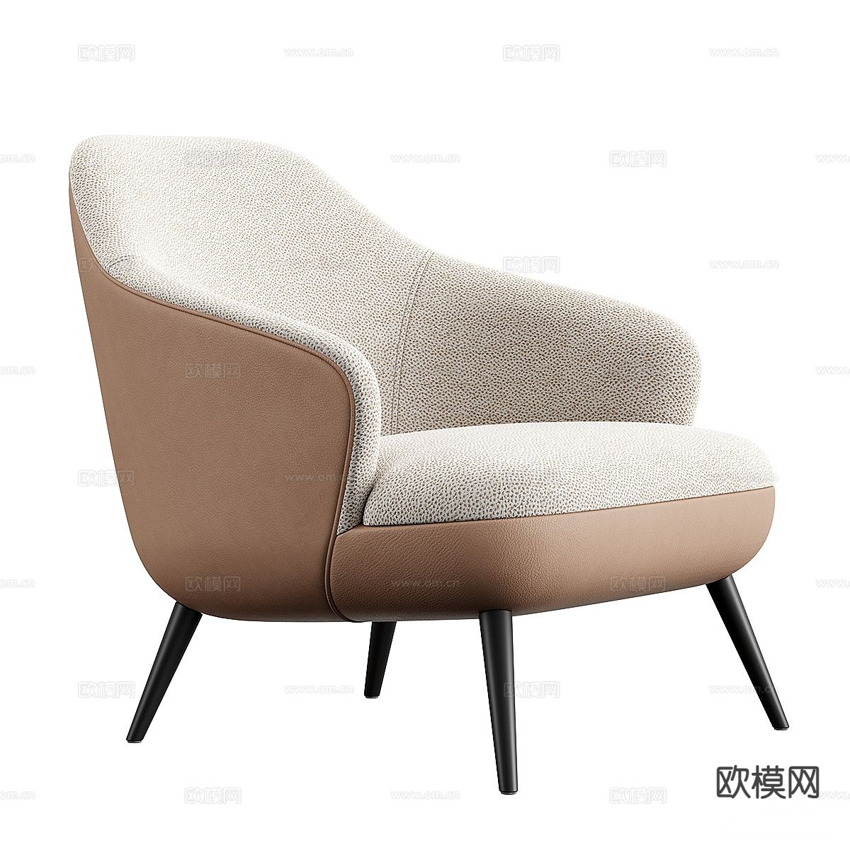 Minotti 现代休闲椅su模型