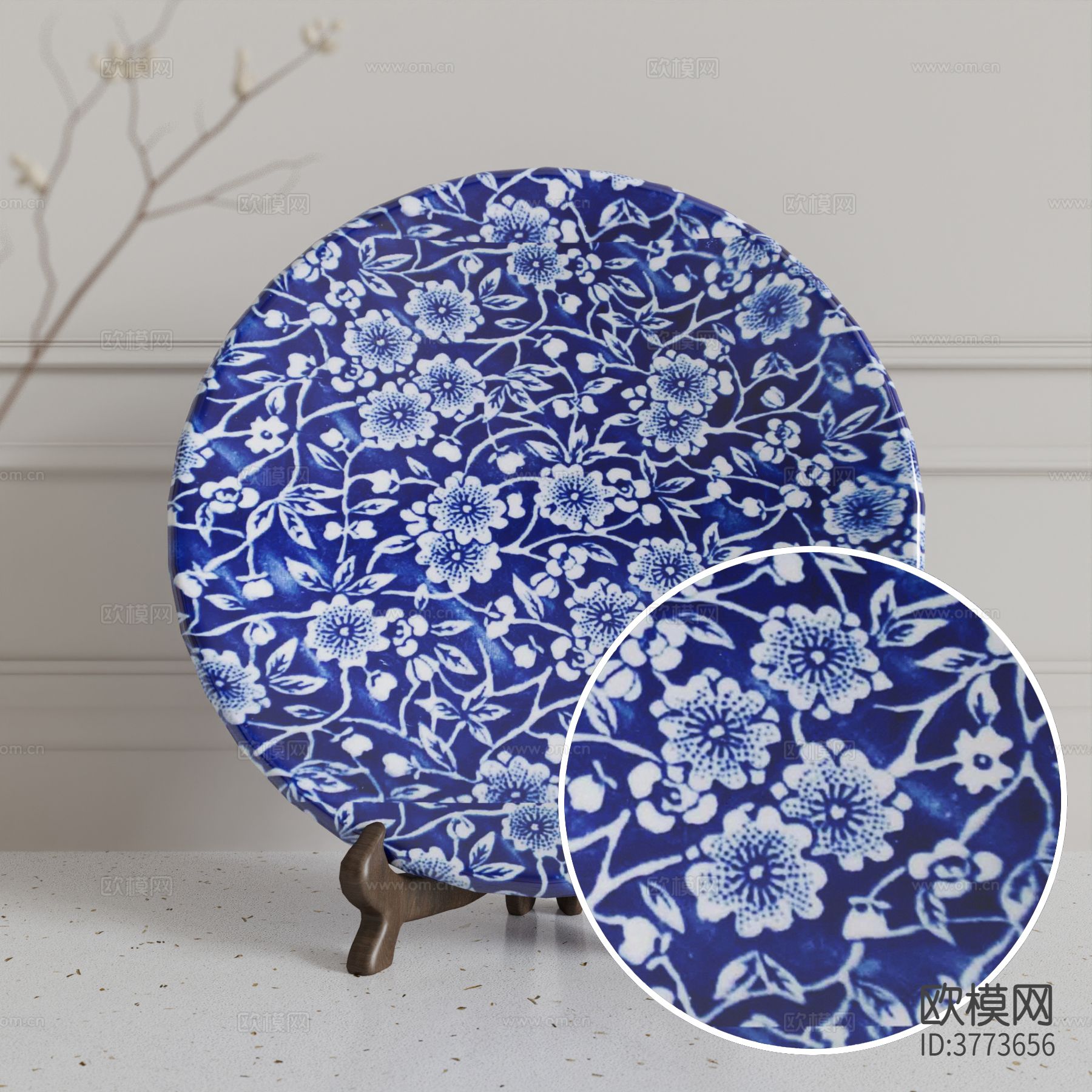 盘子 哑光陶瓷材质下载