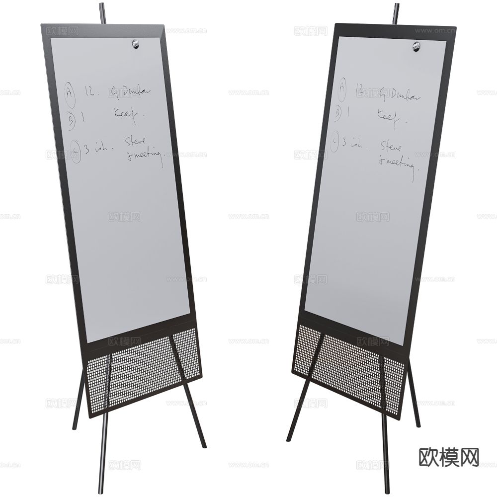 CHAT BOARD 画板 展板3d模型