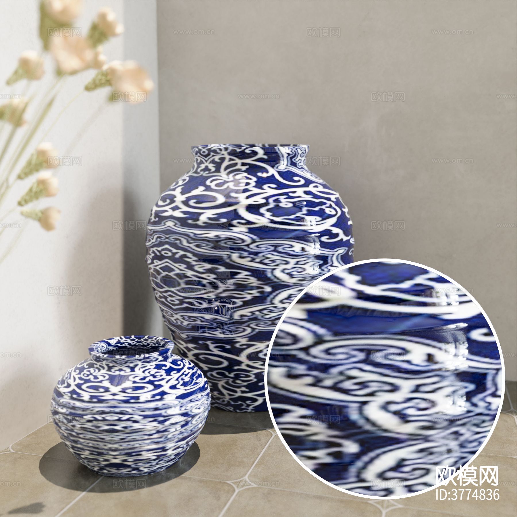 花纹陶瓷 哑光陶瓷材质下载