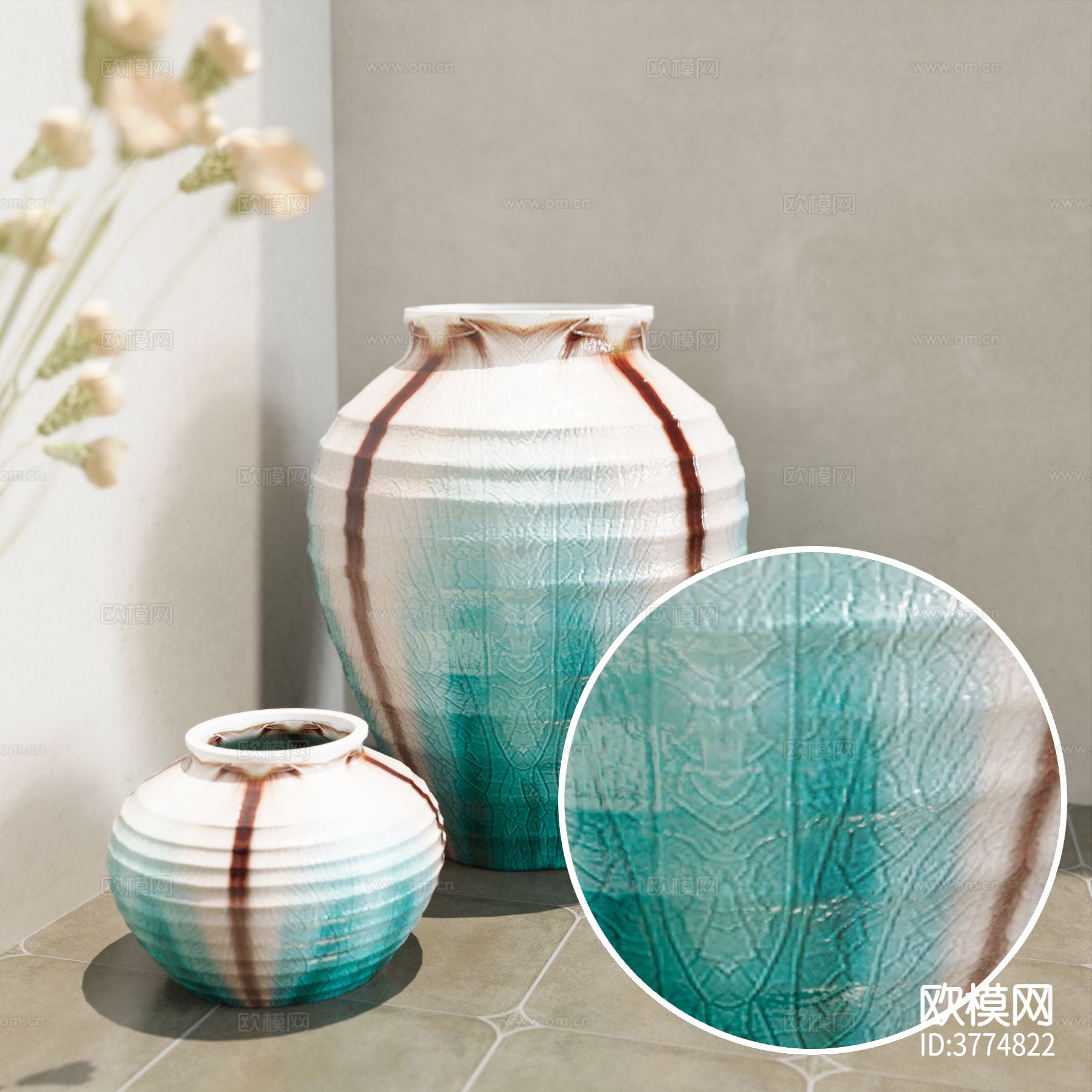 渐变色陶瓷 粗糙陶瓷材质下载