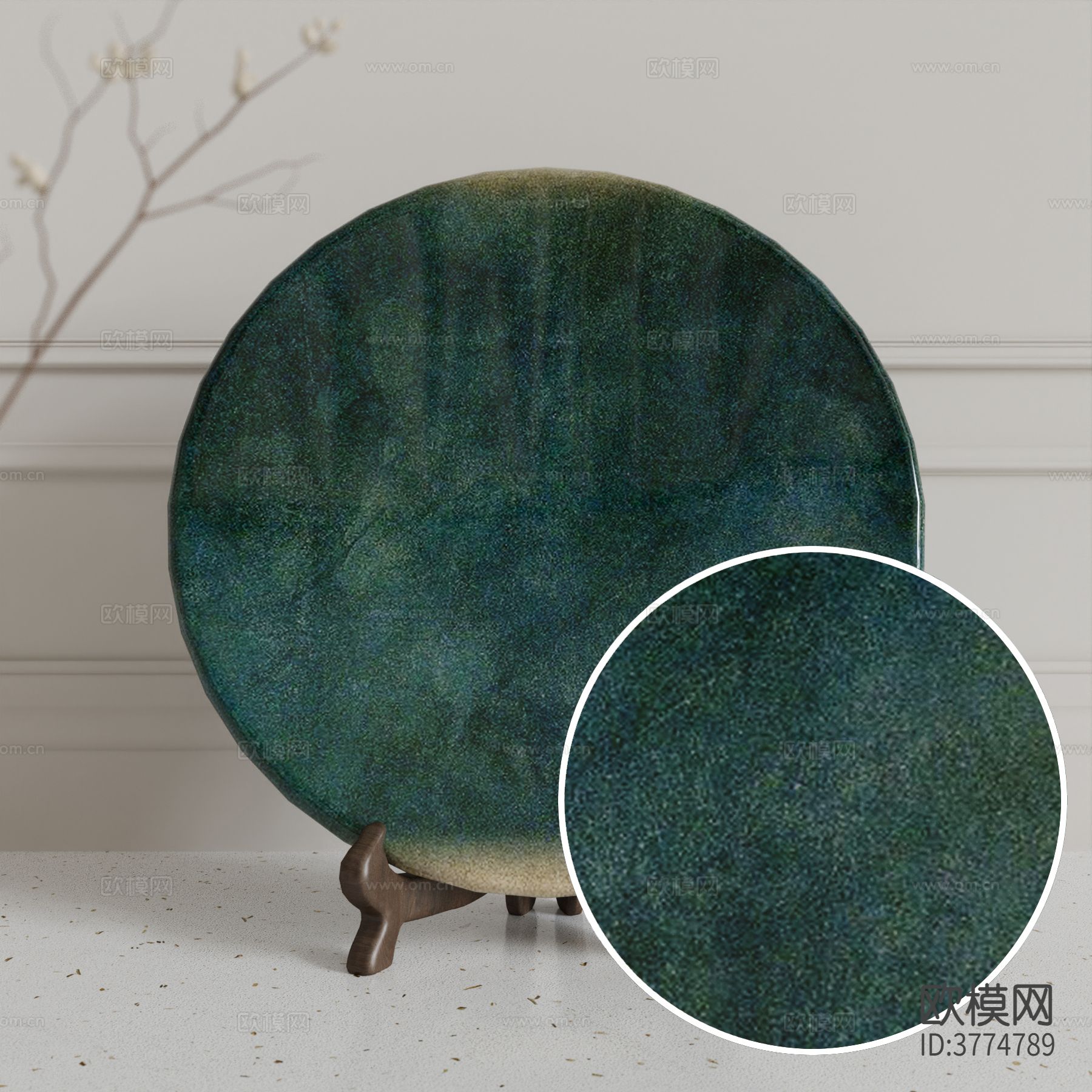 绿色陶瓷 粗糙陶瓷材质下载