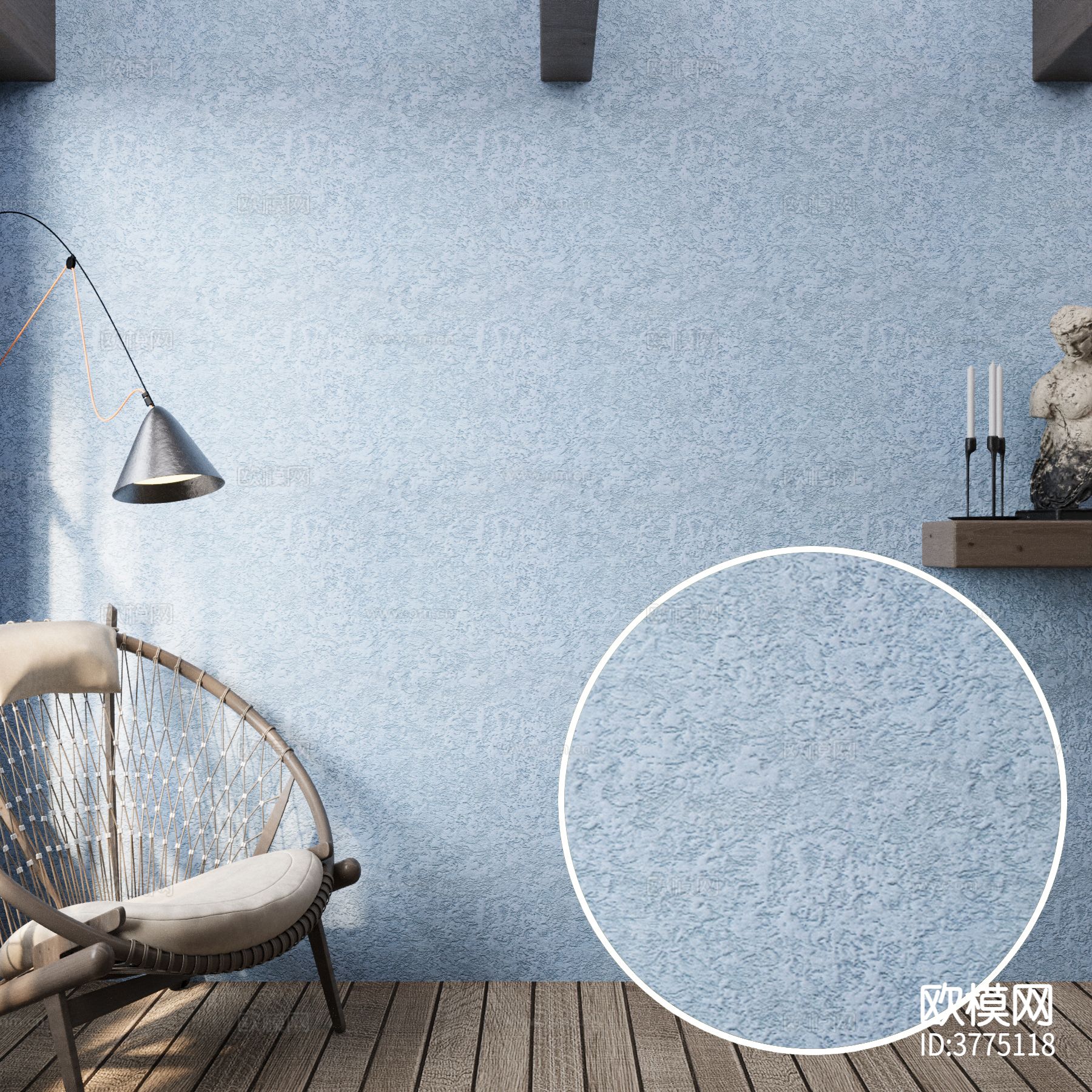 蓝色硅藻泥材质下载