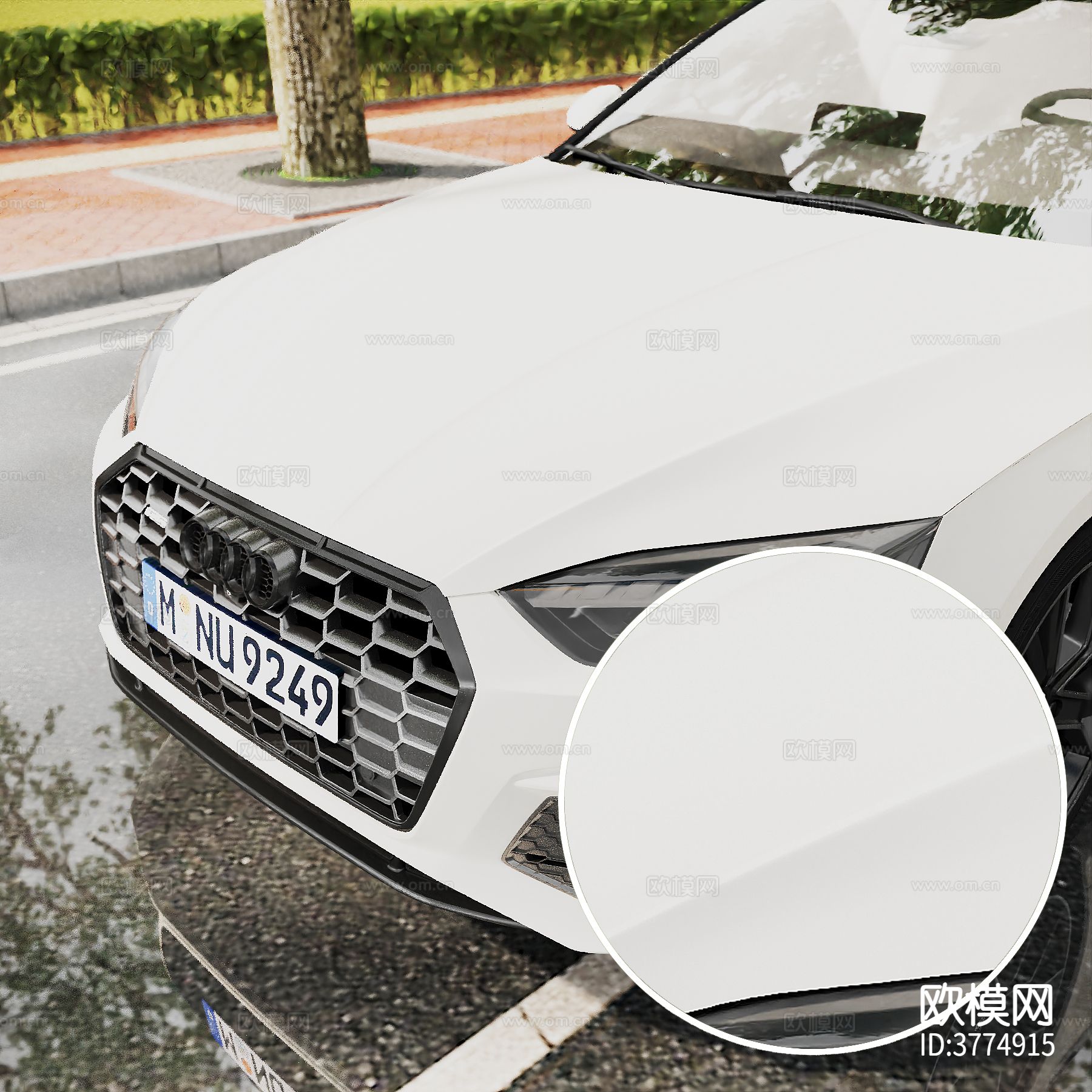 白色车漆材质下载