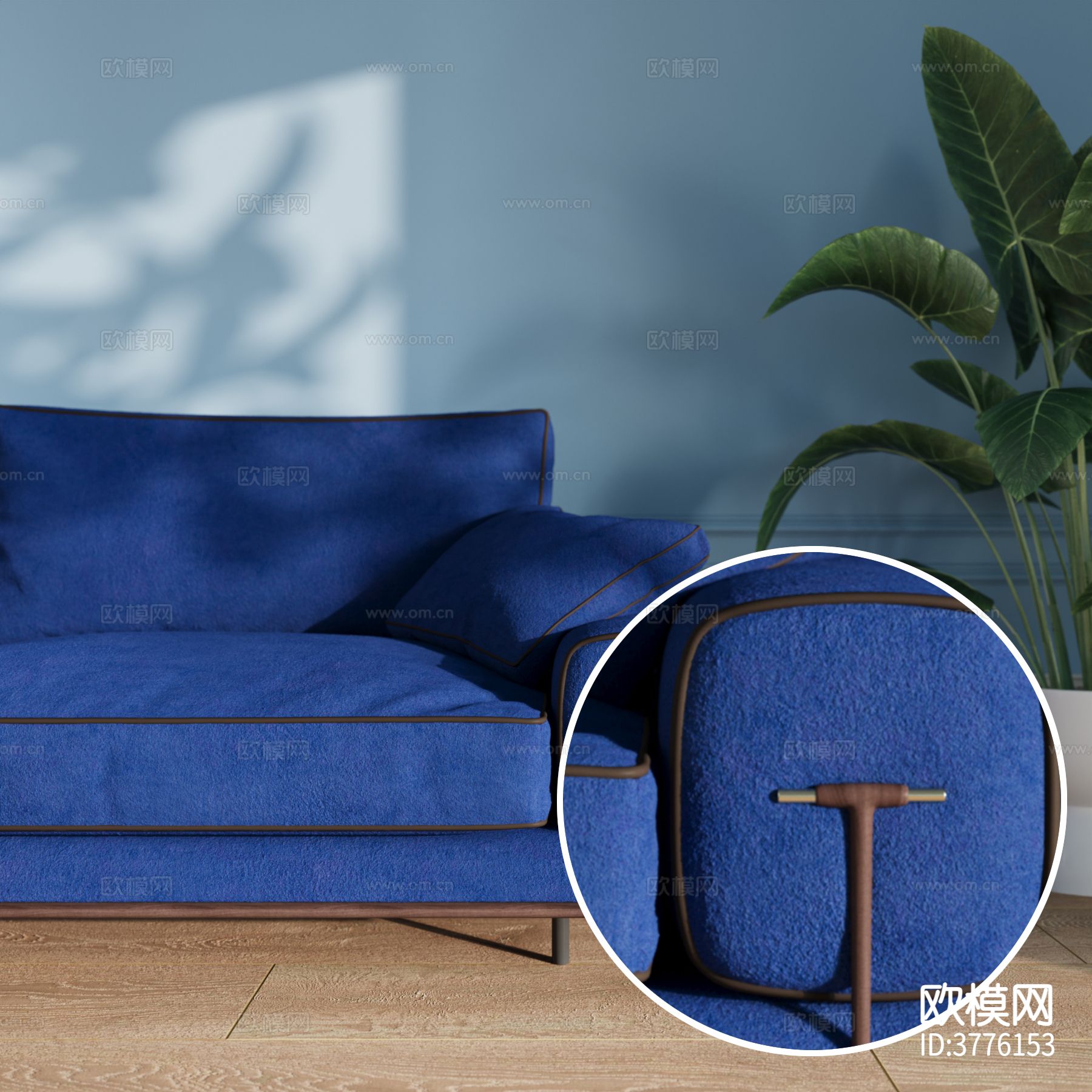 蓝色翻毛皮材质下载