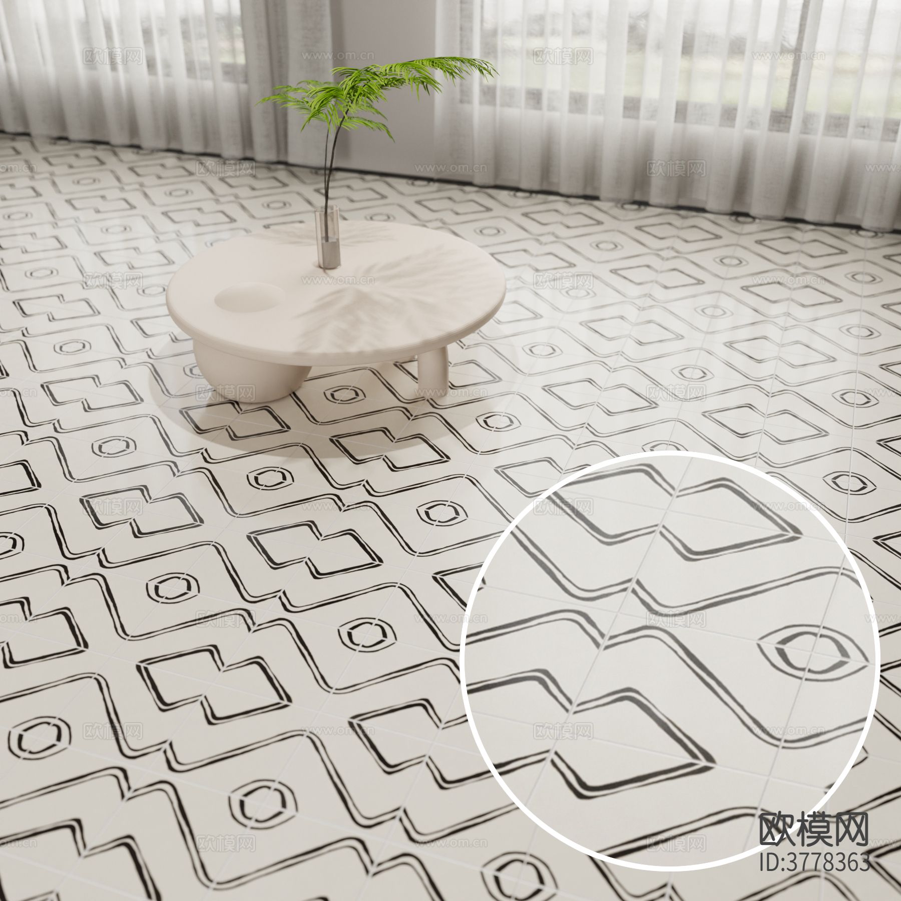 地砖 花砖材质下载