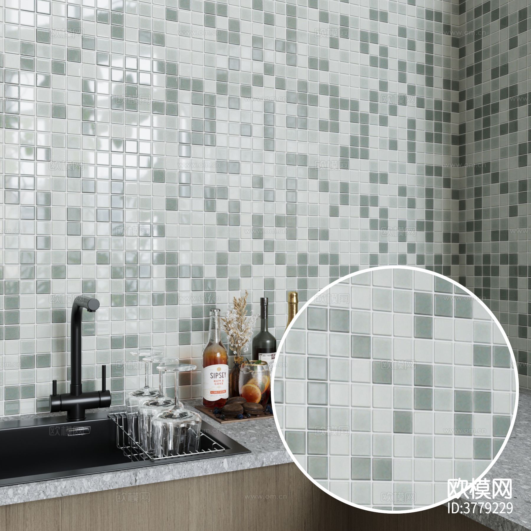 马赛克瓷砖材质下载