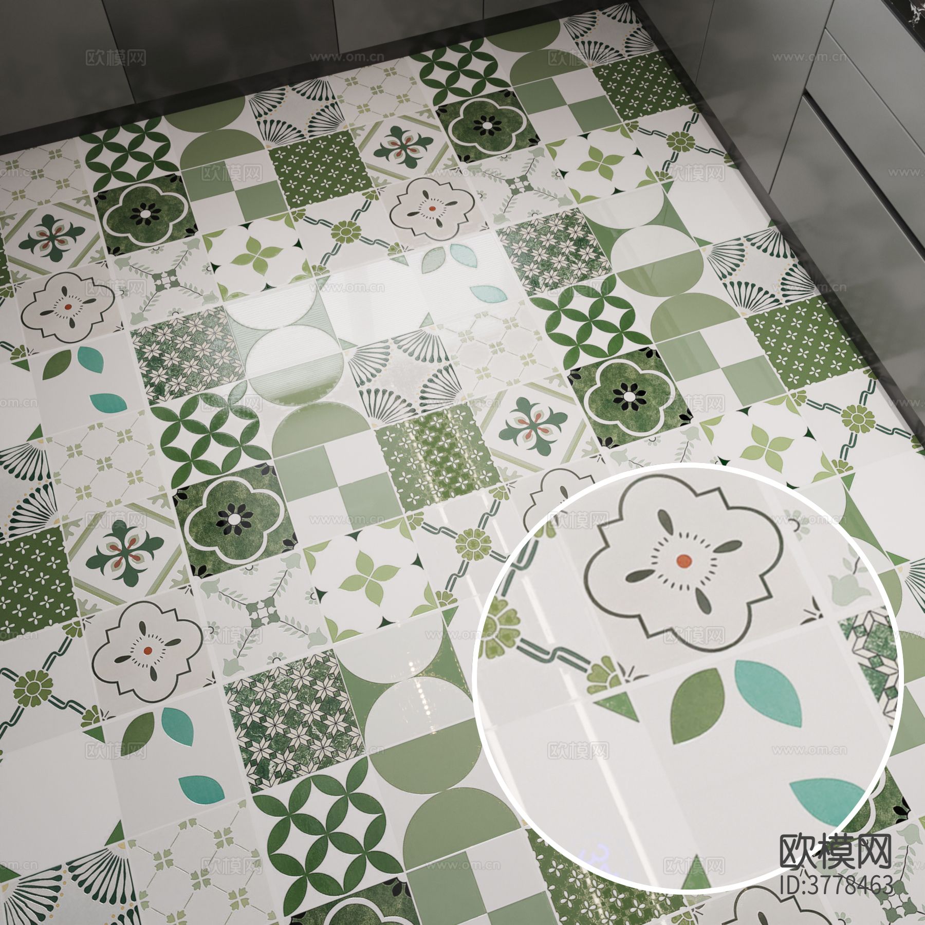 地砖 花砖材质下载