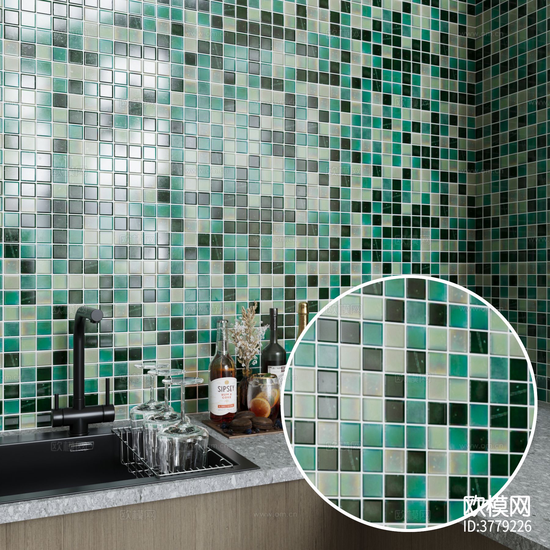 马赛克瓷砖材质下载