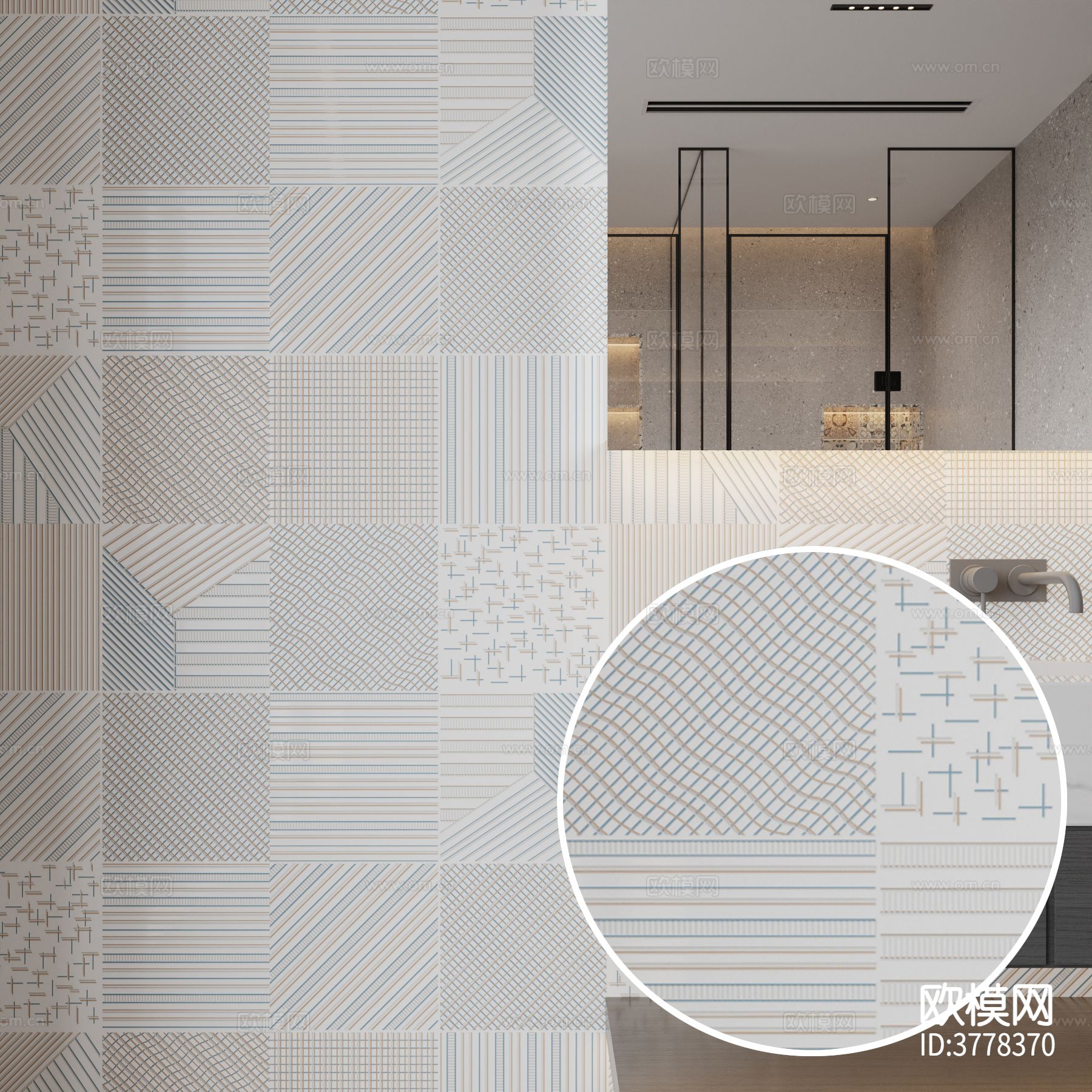 墙砖 花砖材质下载