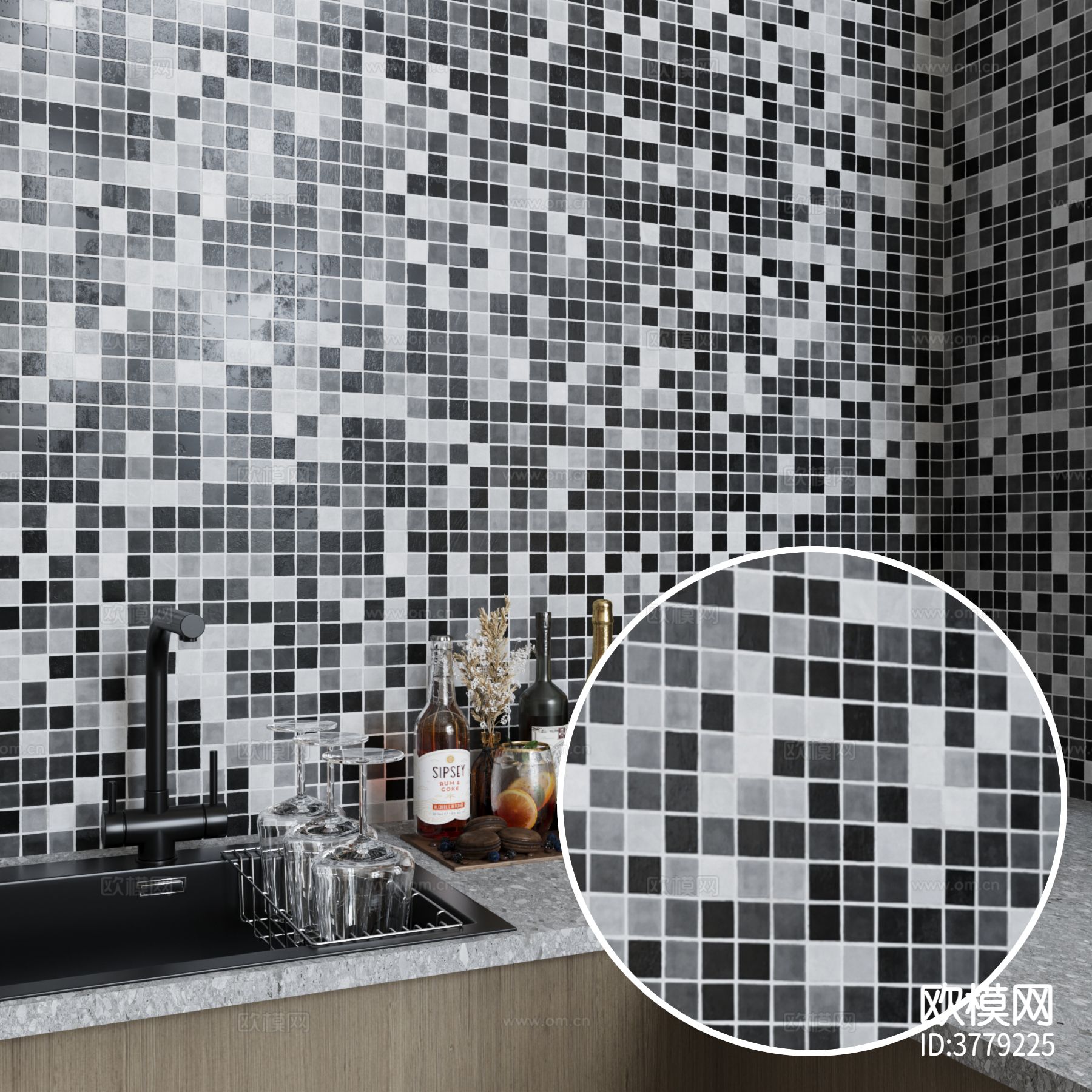 马赛克瓷砖材质下载